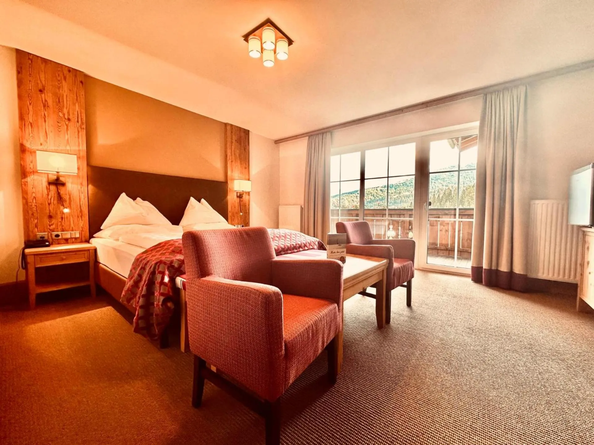 Bed in Hotel Das Urbisgut