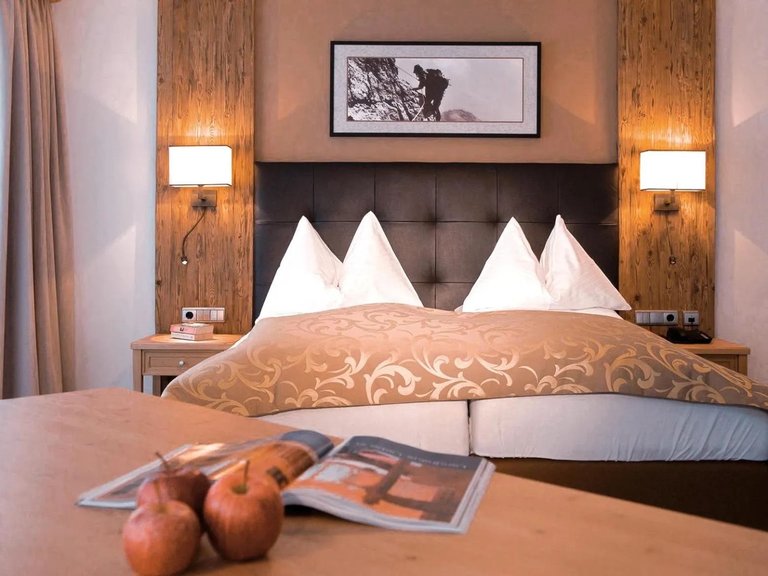 Bed in Hotel Das Urbisgut