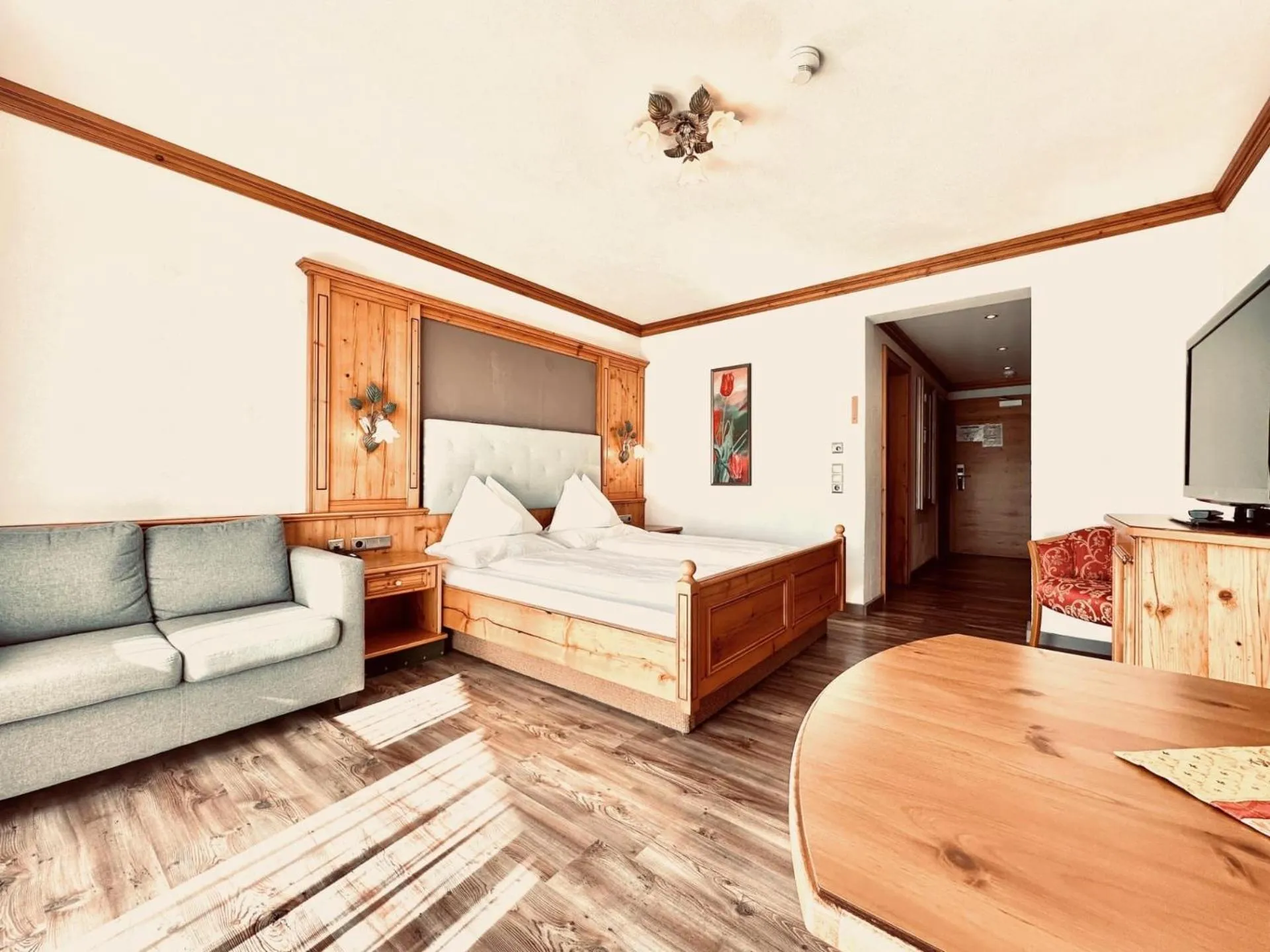 Bed in Hotel Das Urbisgut