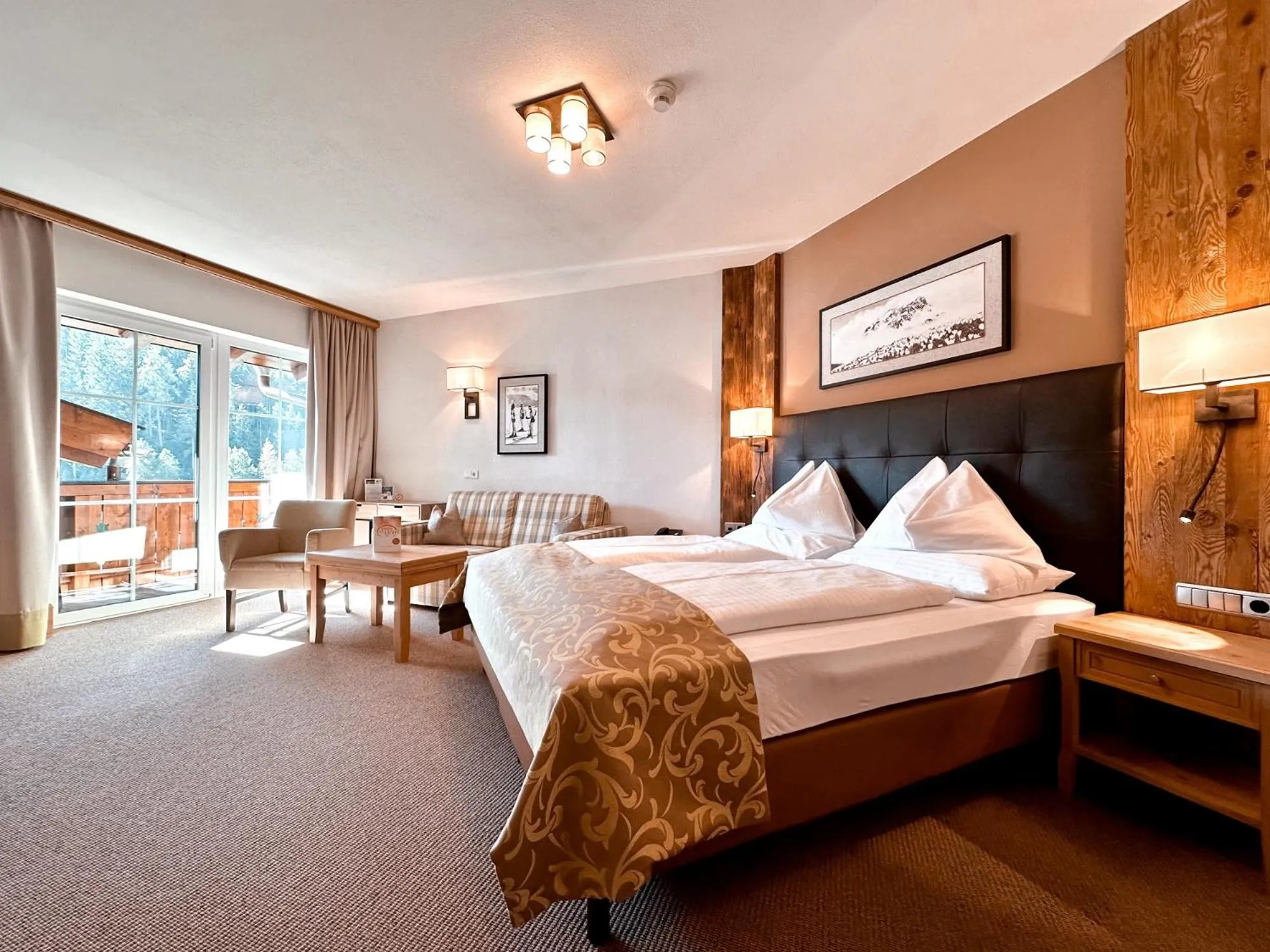 Bed in Hotel Das Urbisgut