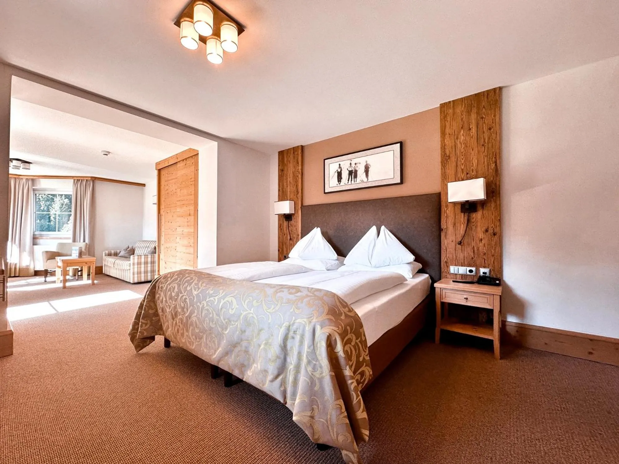 Bed in Hotel Das Urbisgut