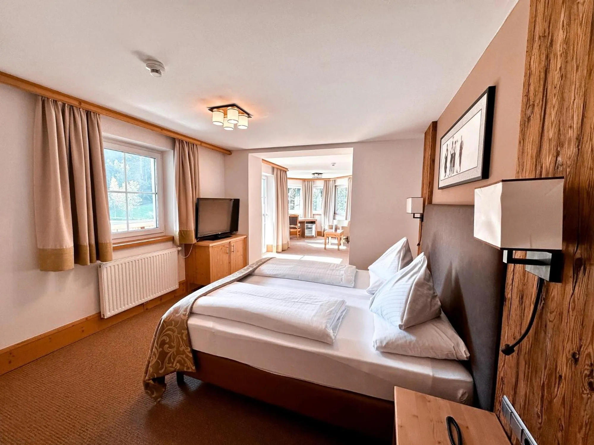 Bed in Hotel Das Urbisgut