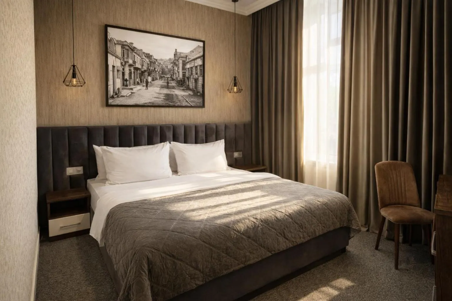 Bed in Moss Art Boutique Hotel