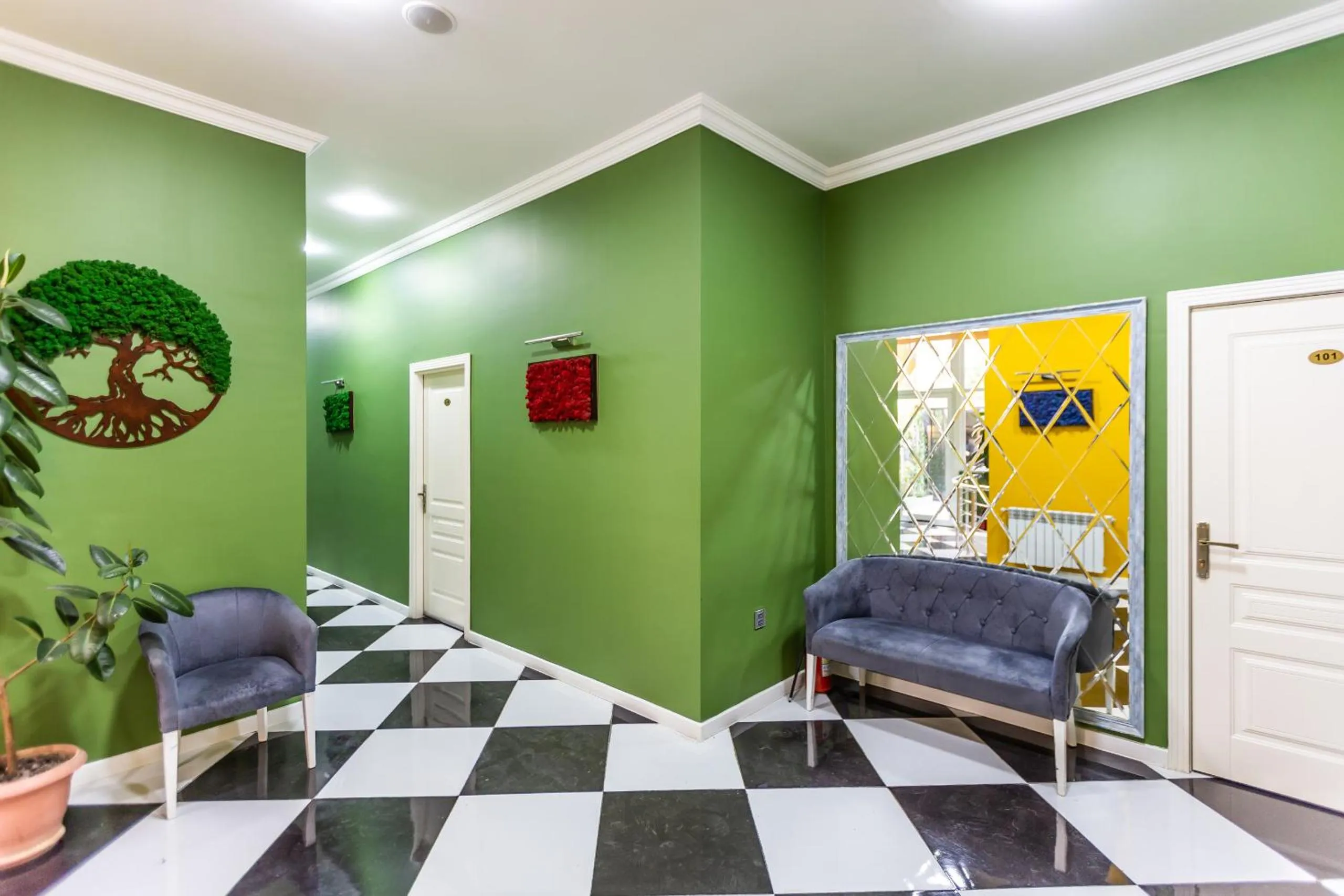 Lobby or reception, Bed in Moss Art Boutique Hotel