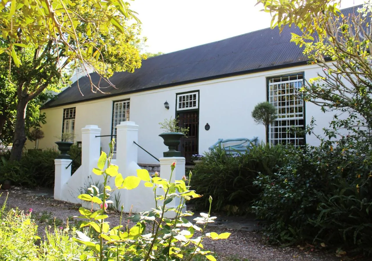 Property Building in Moolmanshof 1798, Traditional Cape Dutch H-Shaped Farmhouse