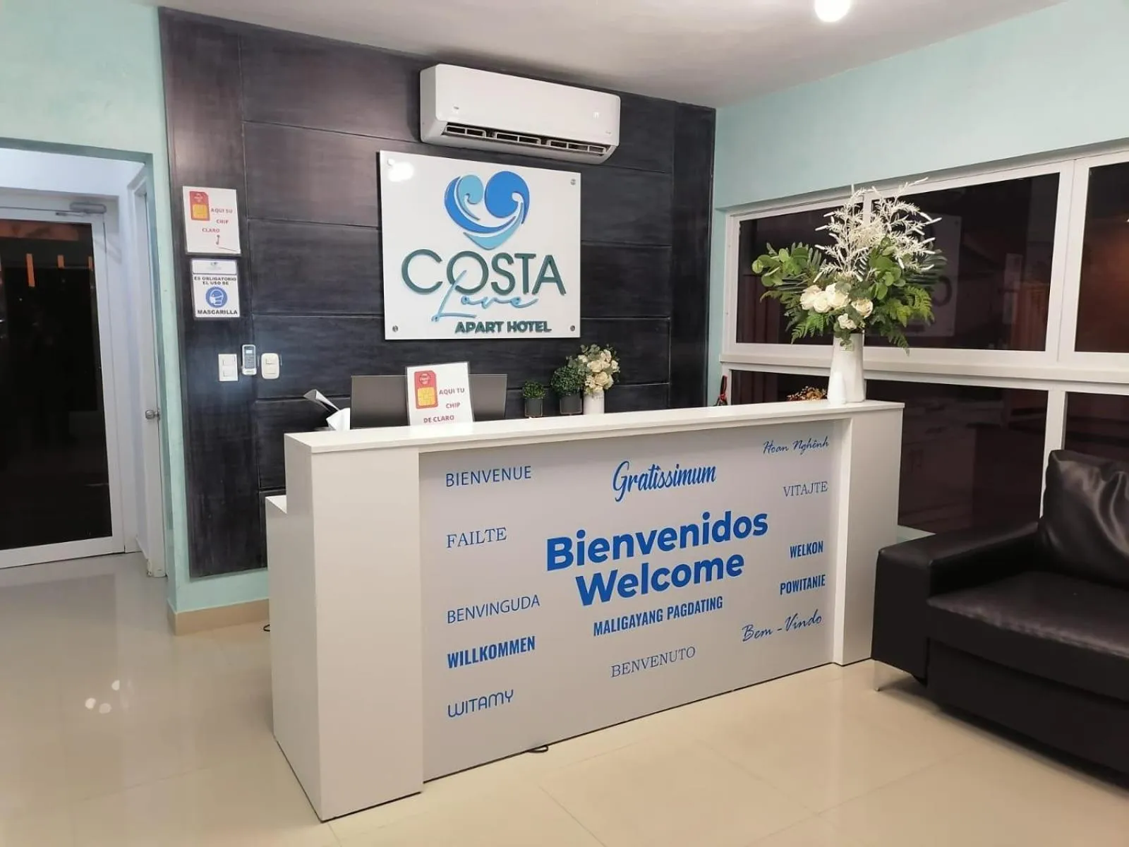 Lobby or reception in Costa Love Hotel Aeropuerto