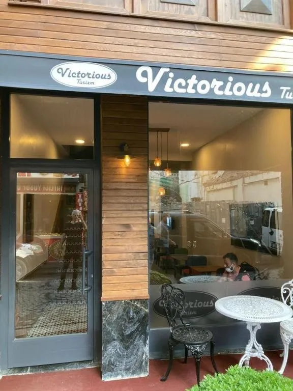 Facade/entrance in Victorious Hotel