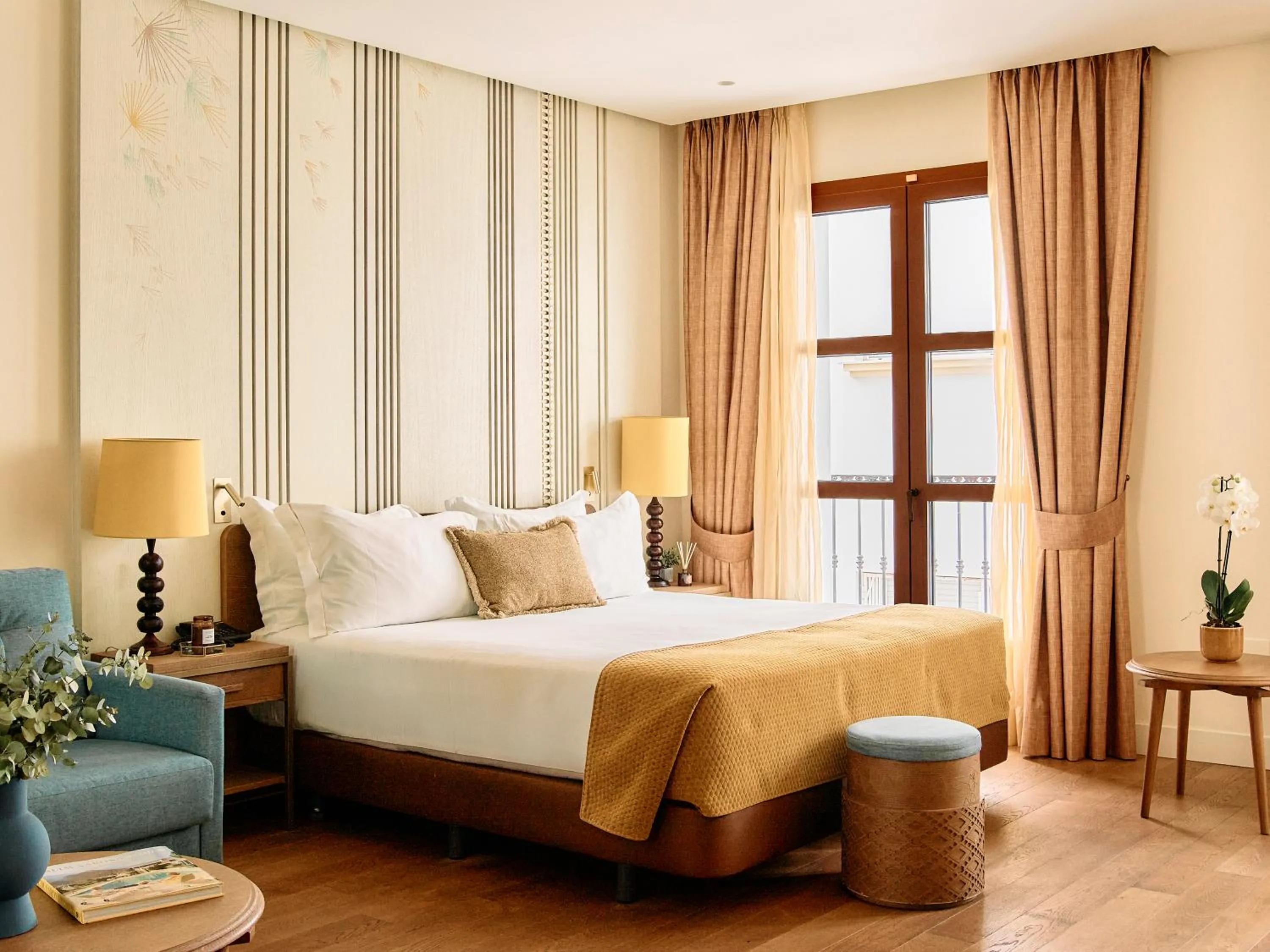 Bedroom, Bed in Hotel El Pilar Andalucia