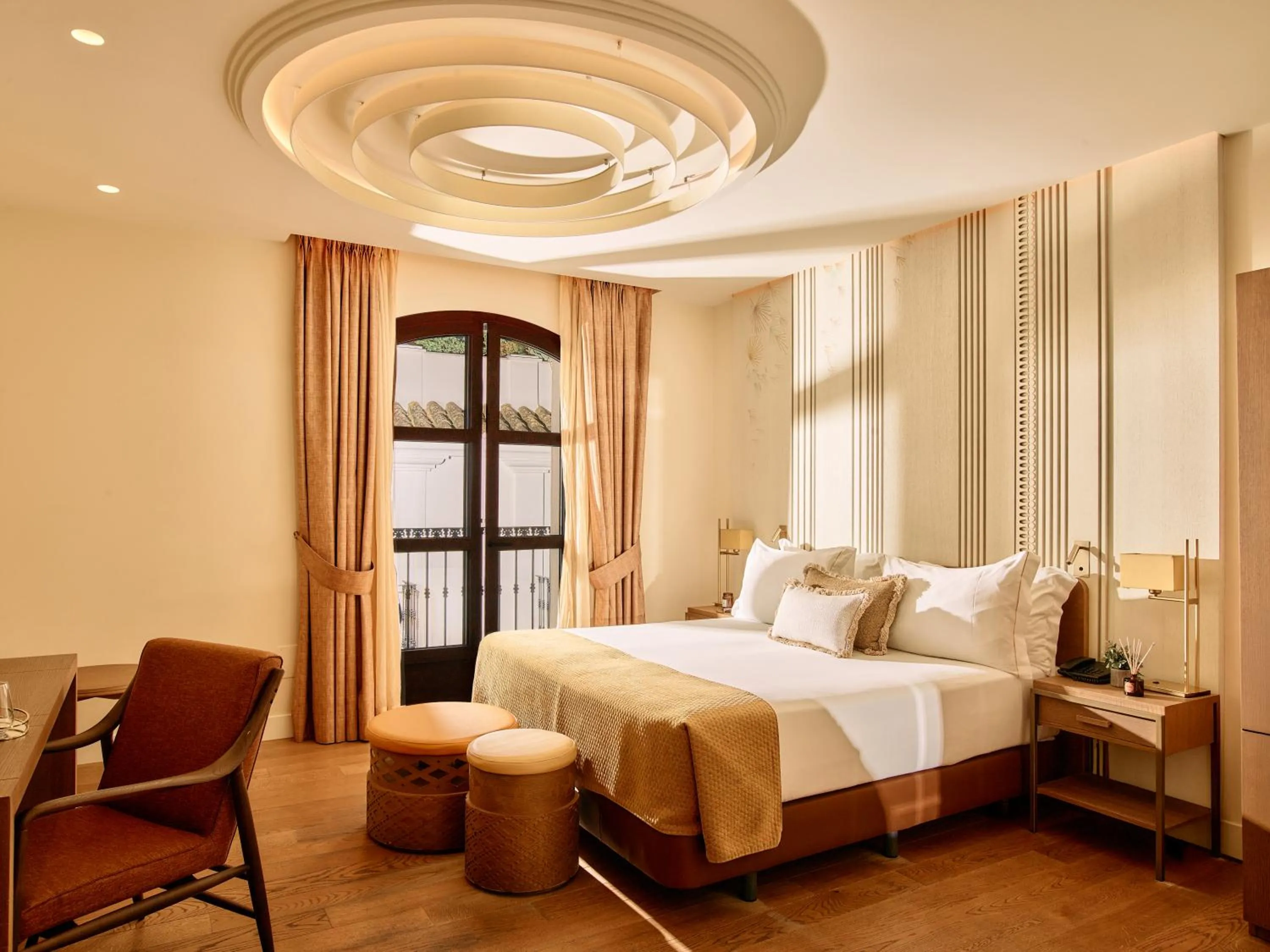 Bedroom, Bed in Hotel El Pilar Andalucia