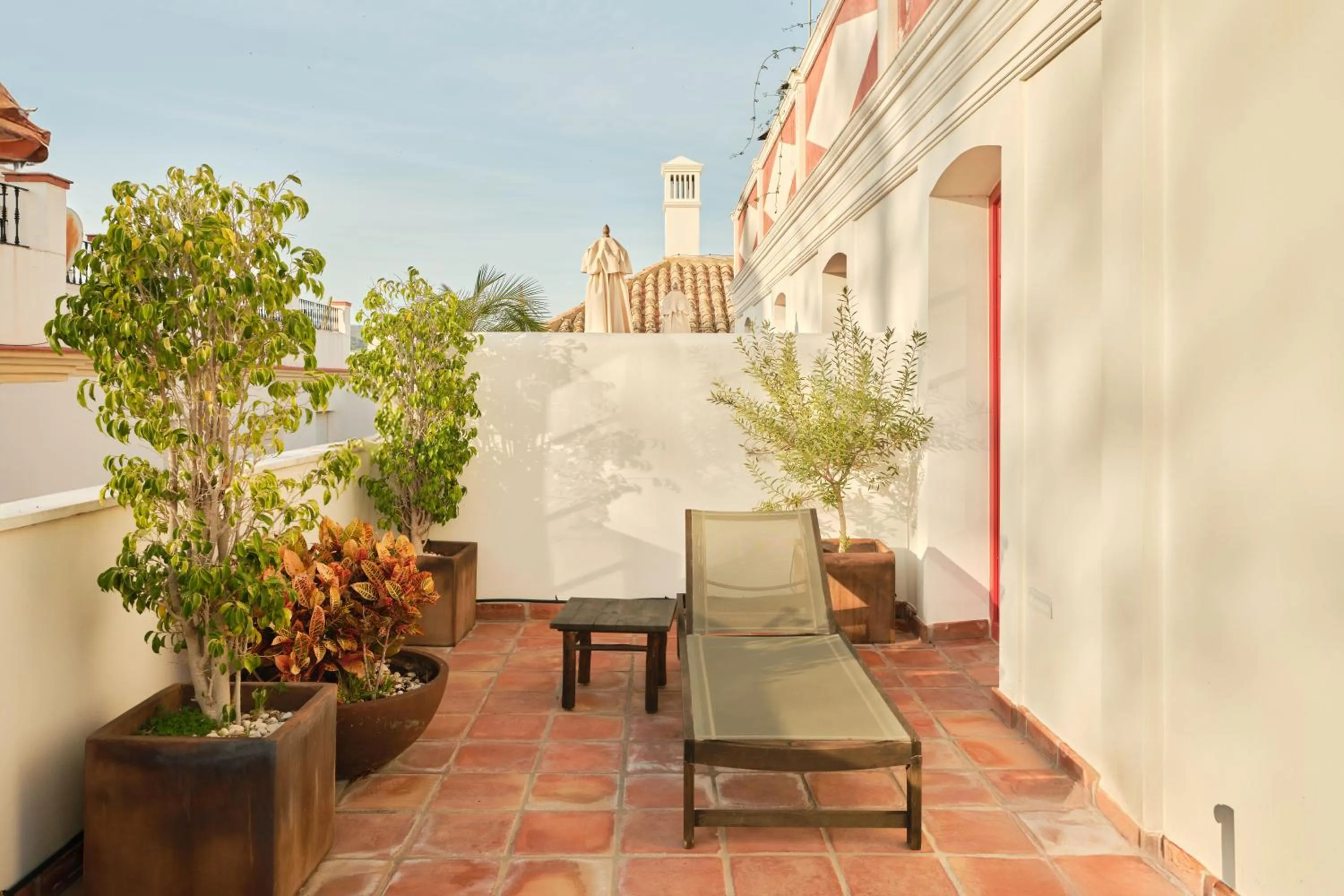 Balcony/Terrace in Hotel El Pilar Andalucia