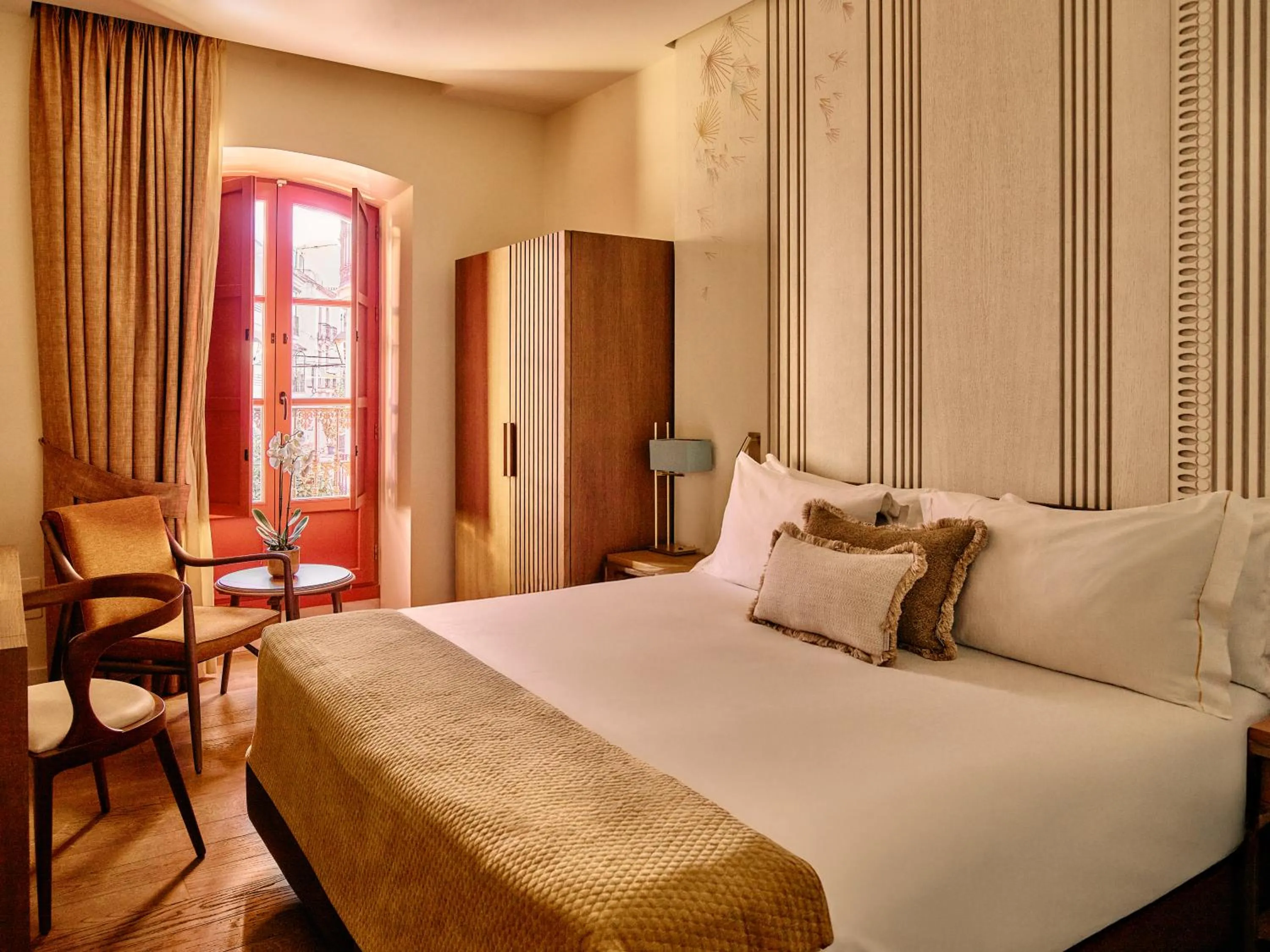 Bedroom, Bed in Hotel El Pilar Andalucia