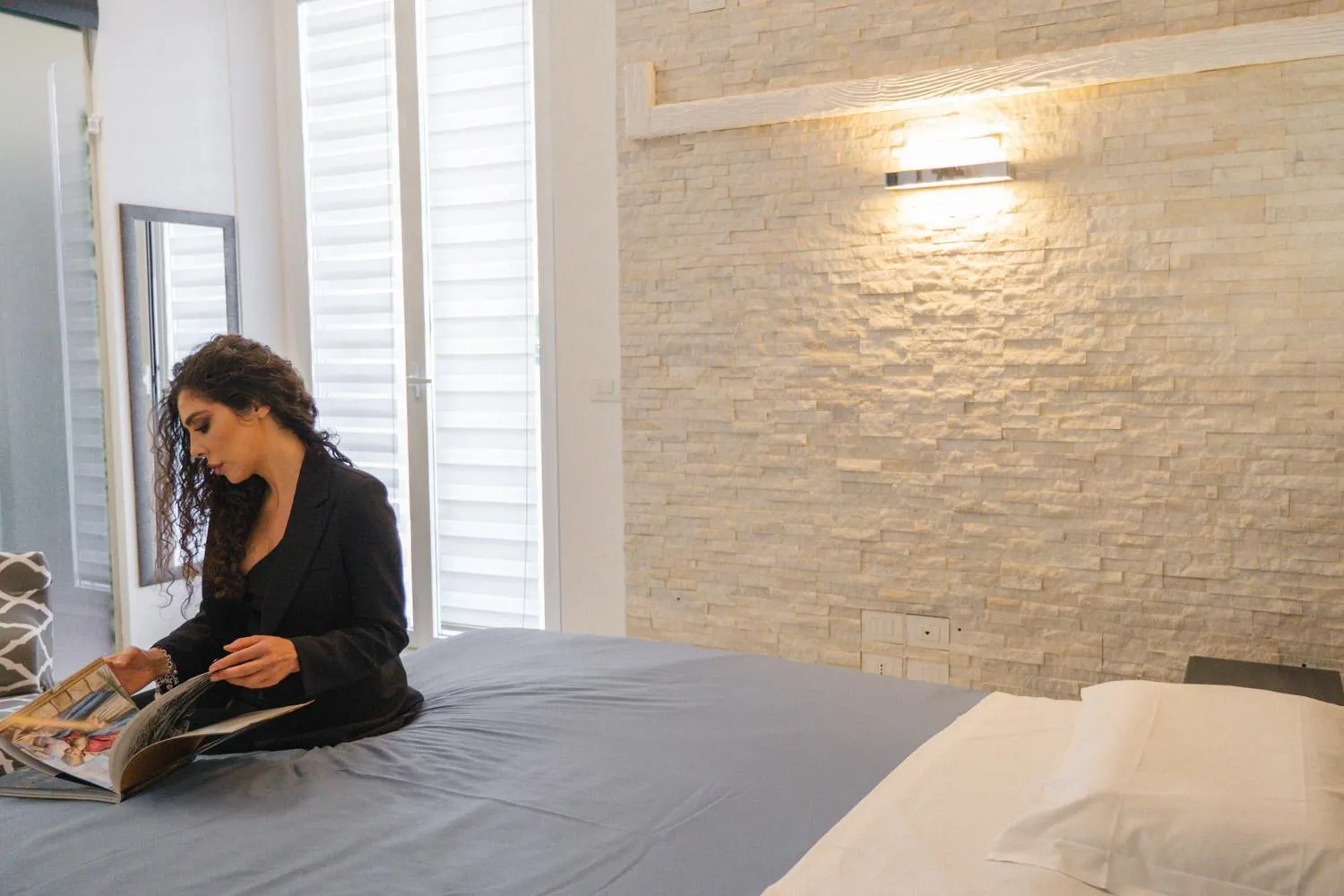 Bedroom, Bed in Ok Home Pescara Rooms