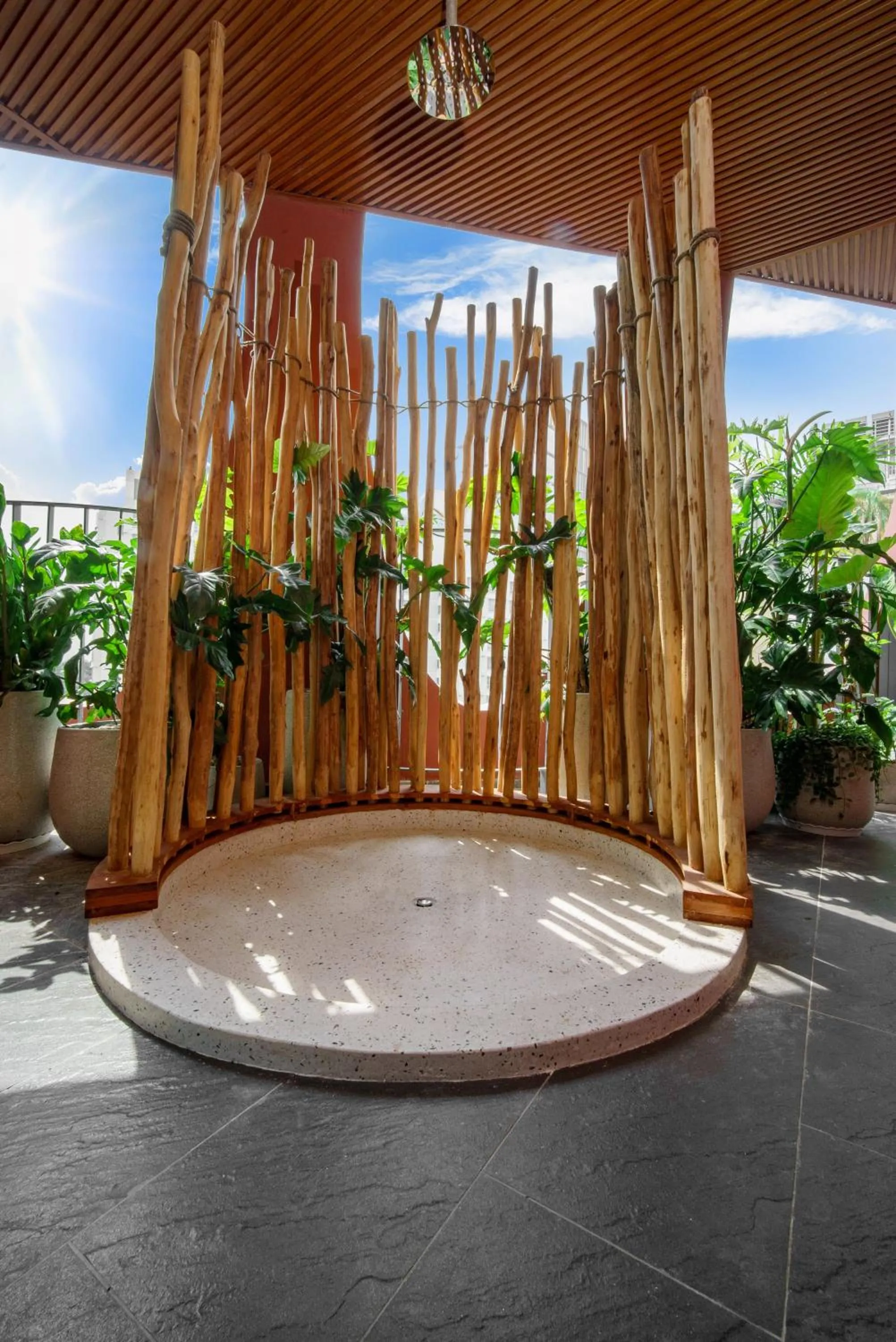 Garden view in Me Saigon Boutique Hotel