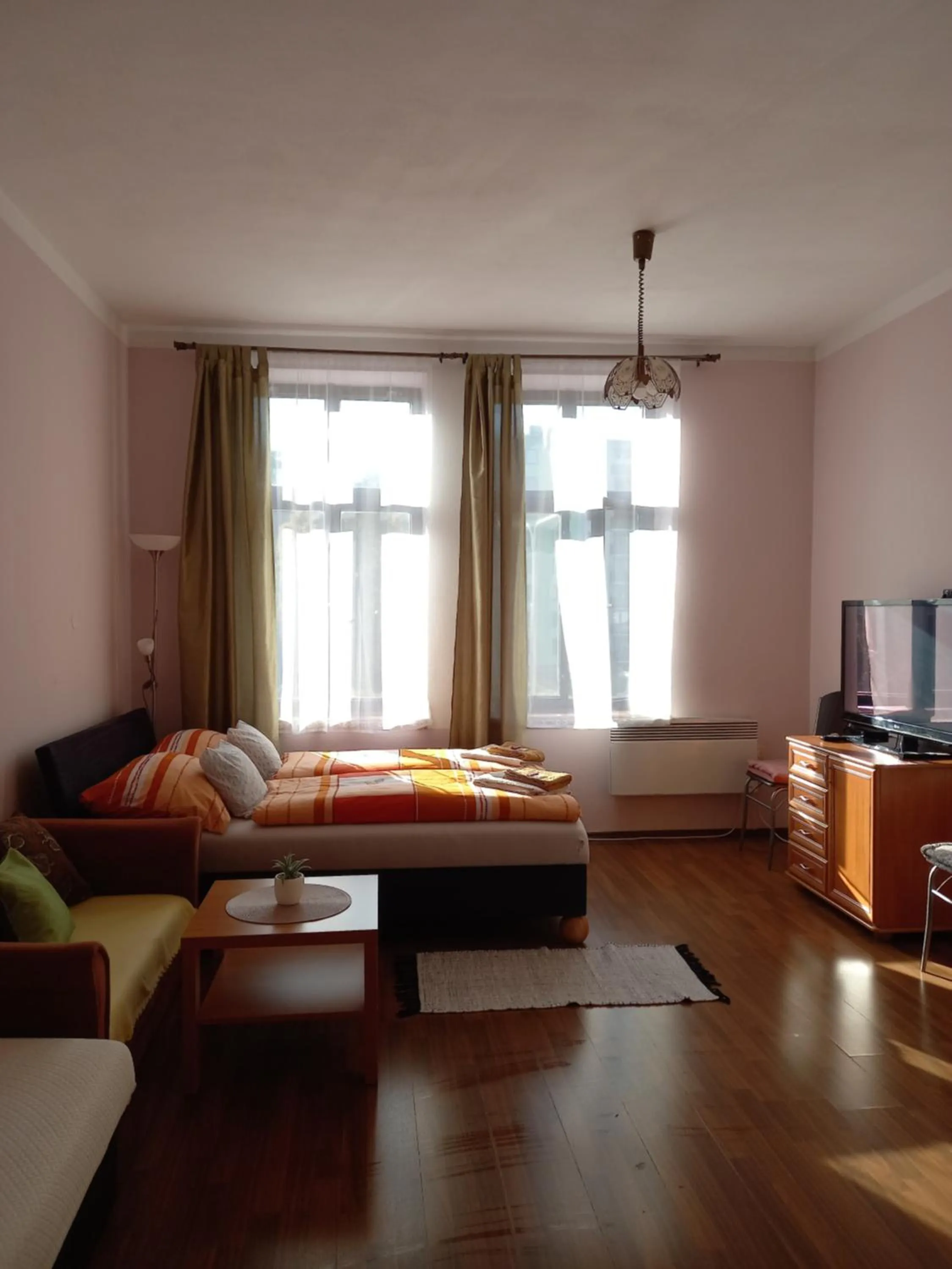 Living room, Bed in Apartmán Maršík