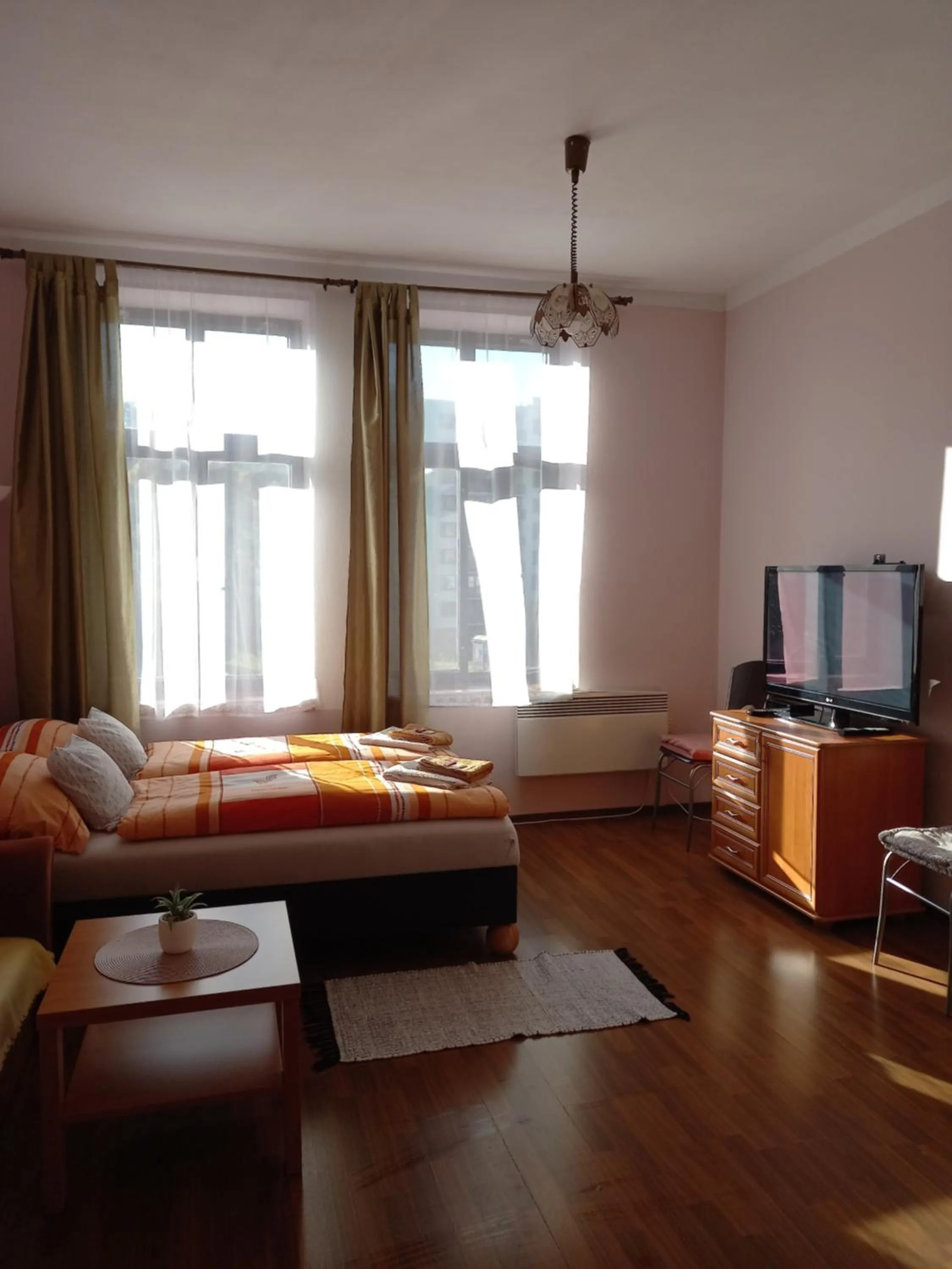 Living room, Bed in Apartmán Maršík