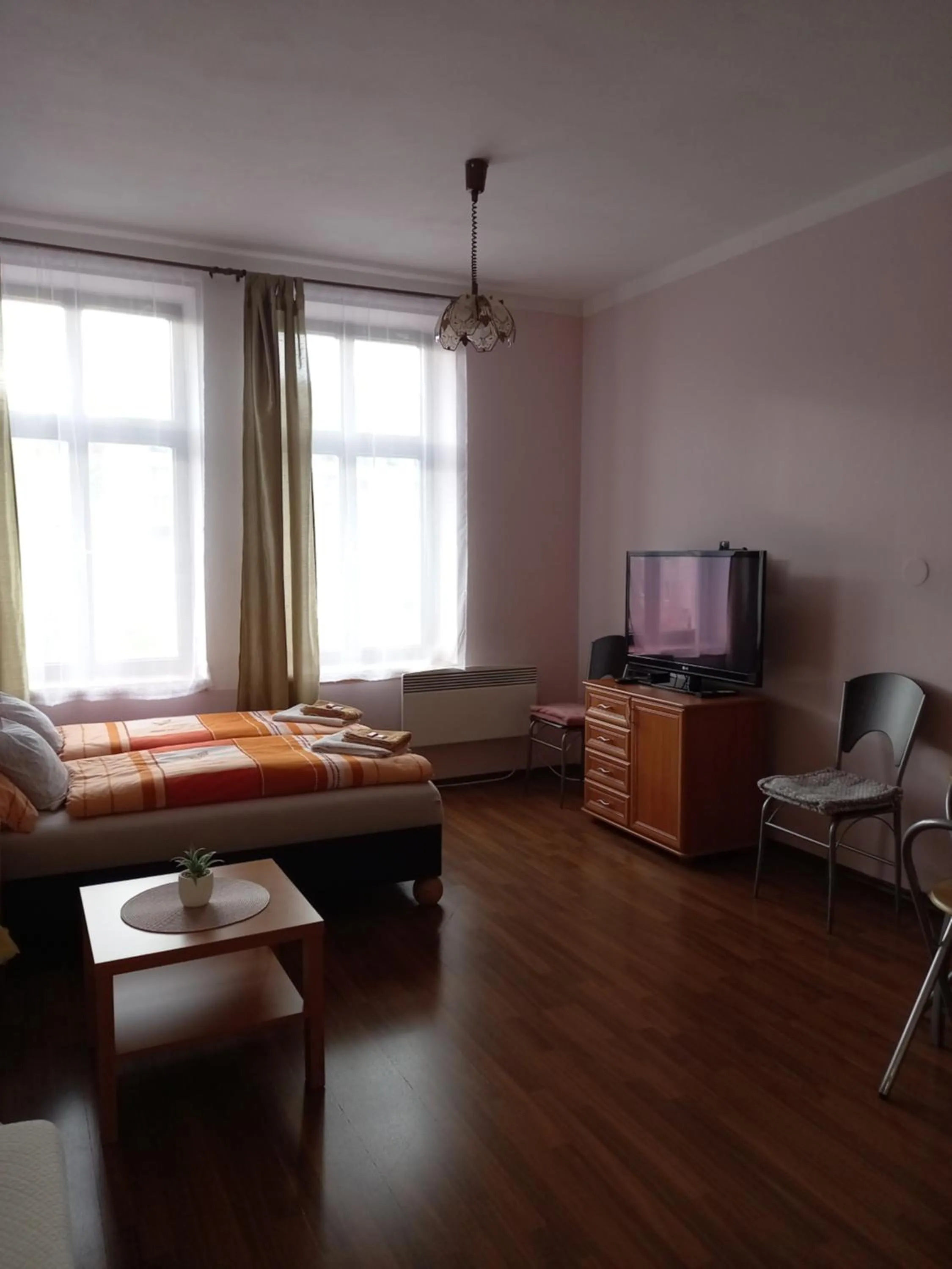 Living room, Bed in Apartmán Maršík