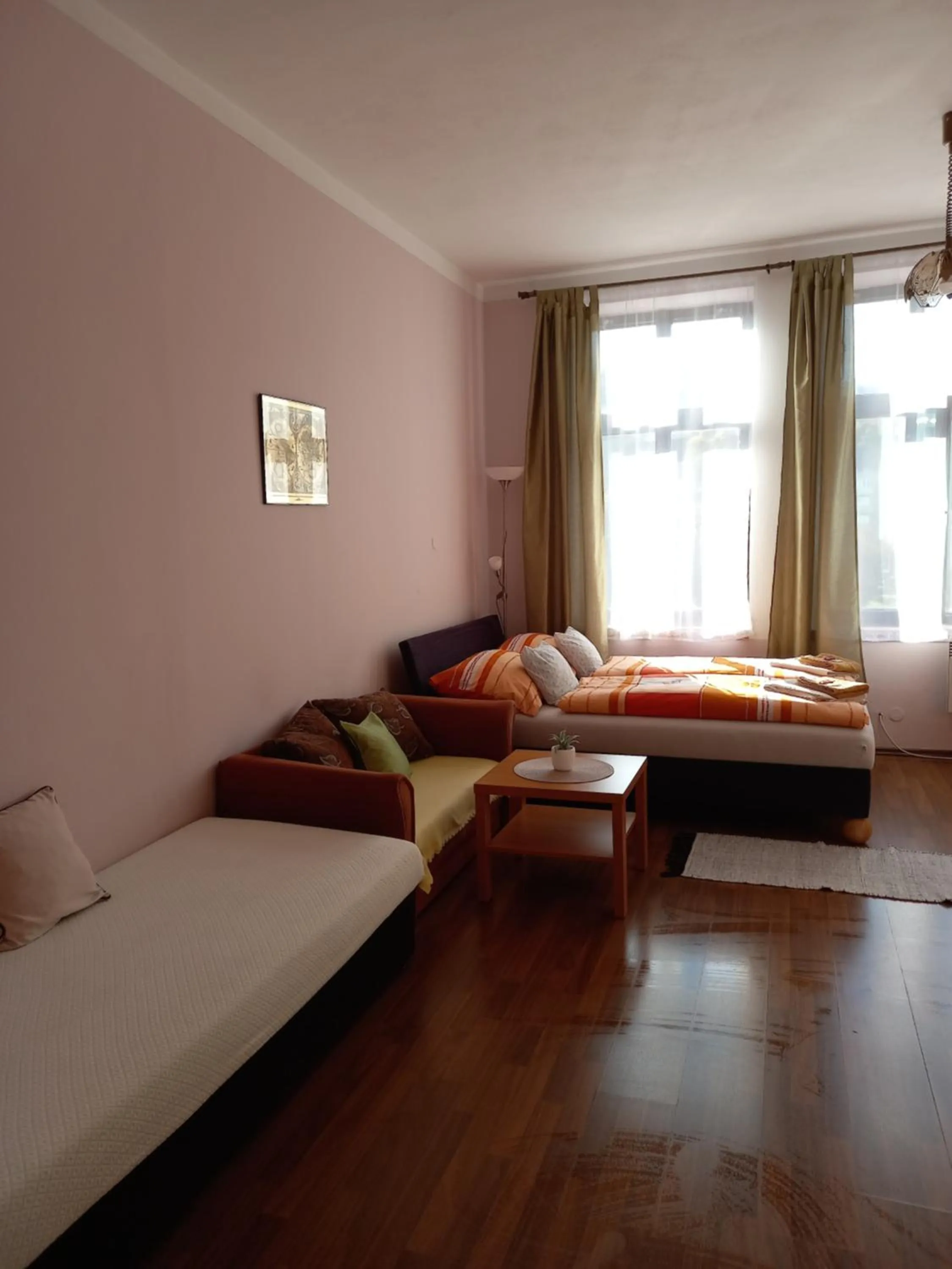 Living room, Bed in Apartmán Maršík