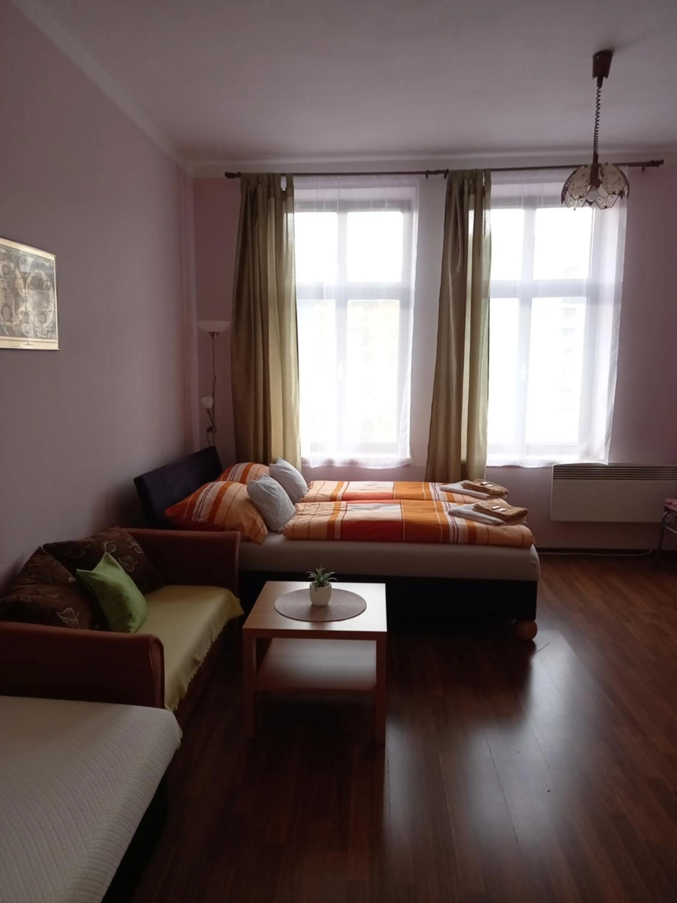 Living room, Bed in Apartmán Maršík