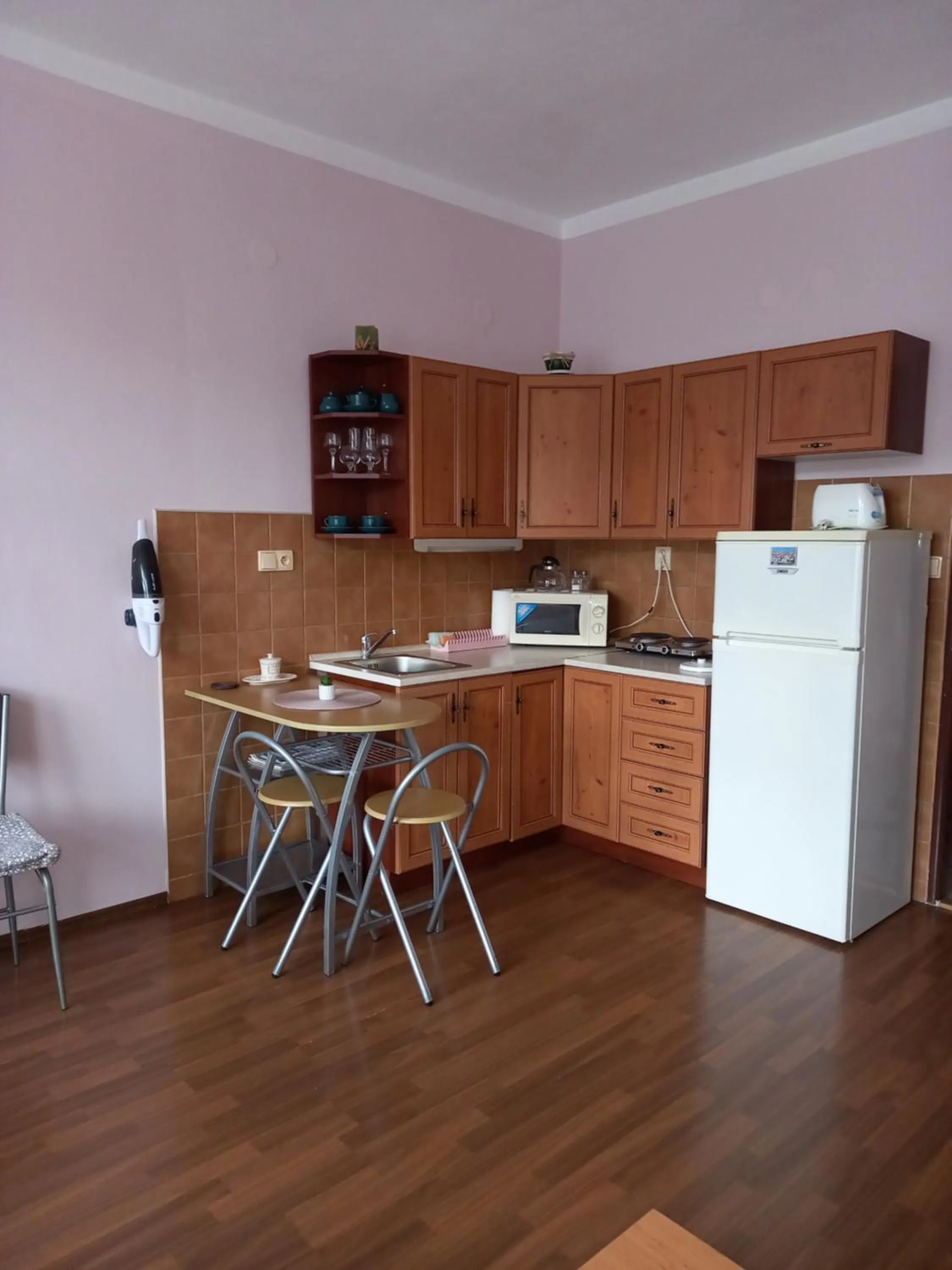 Kitchen or kitchenette in Apartmán Maršík