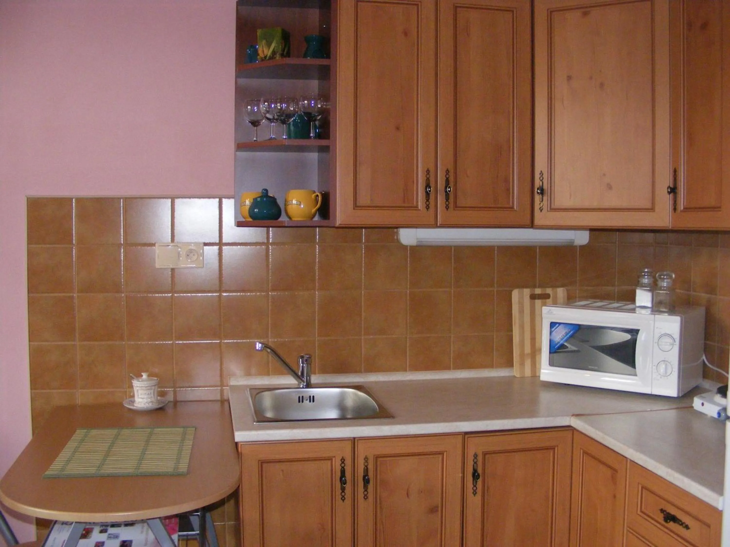 Kitchen or kitchenette in Apartmán Maršík