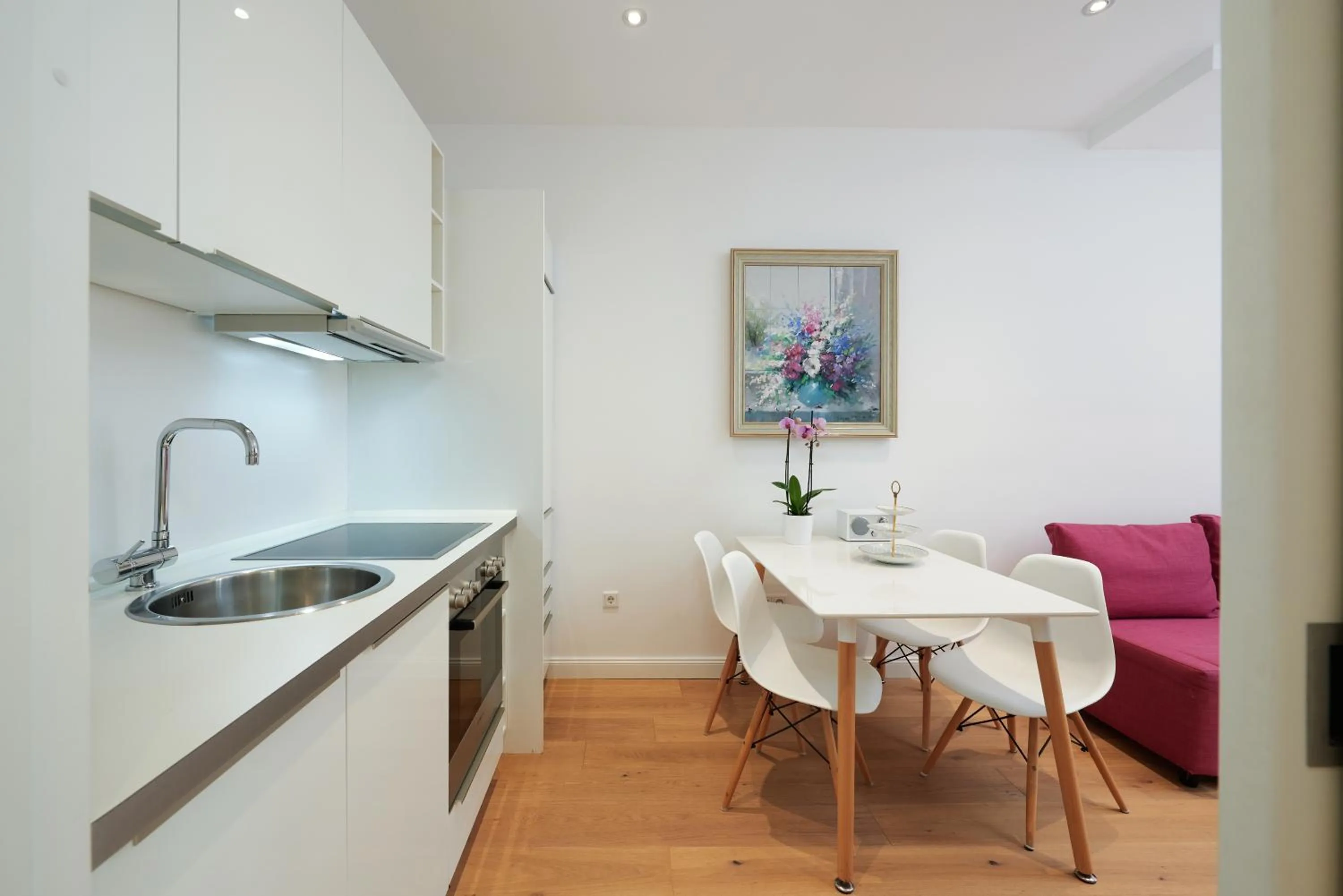 Kitchen or kitchenette in Design-Boutique Hotel Vosteen