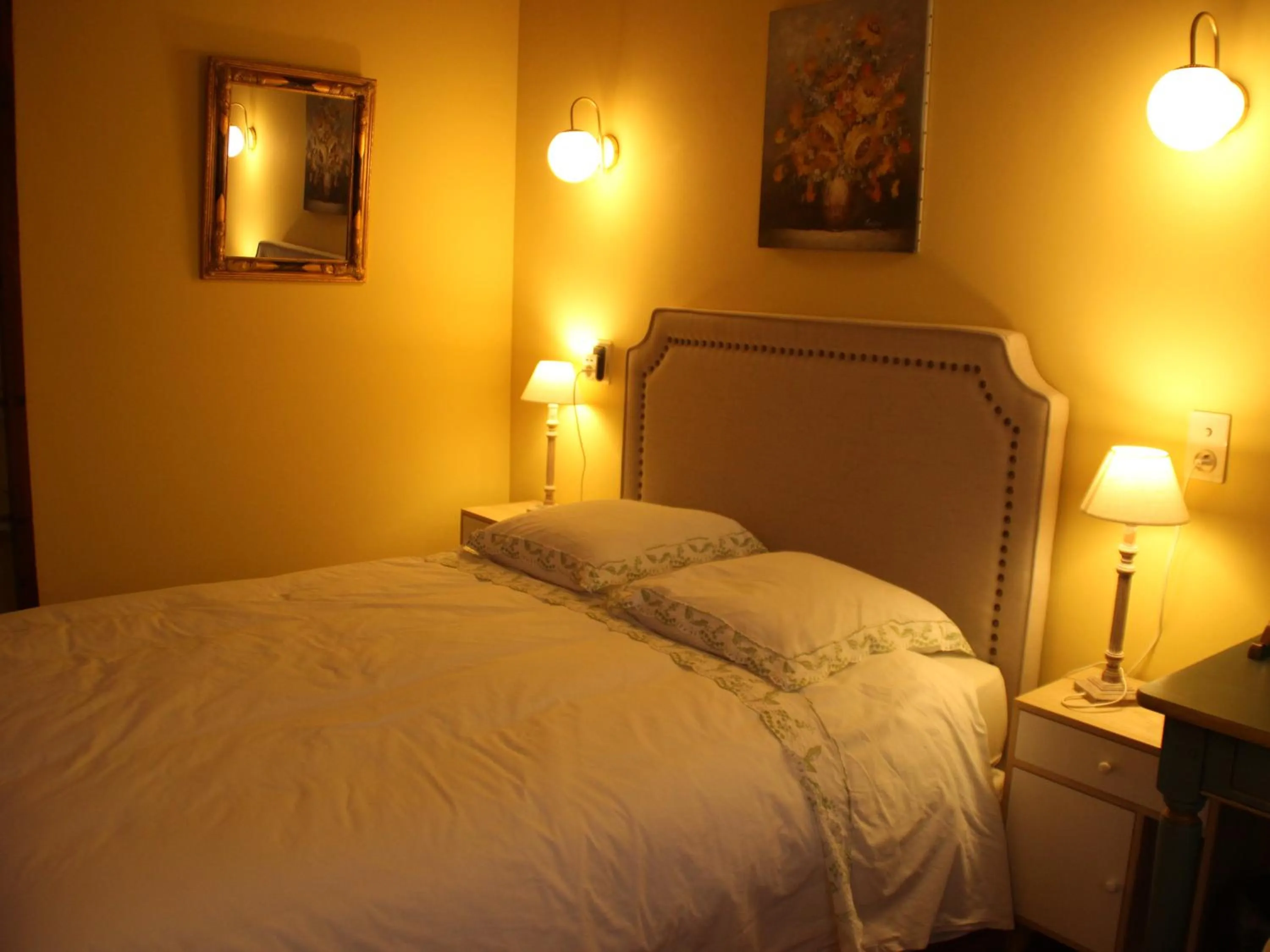 Bed in Chambres d'hôtes Elisa & Etienne