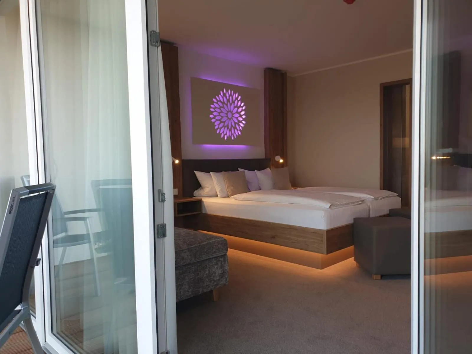 Bed in Landhotel Hermannshöhe