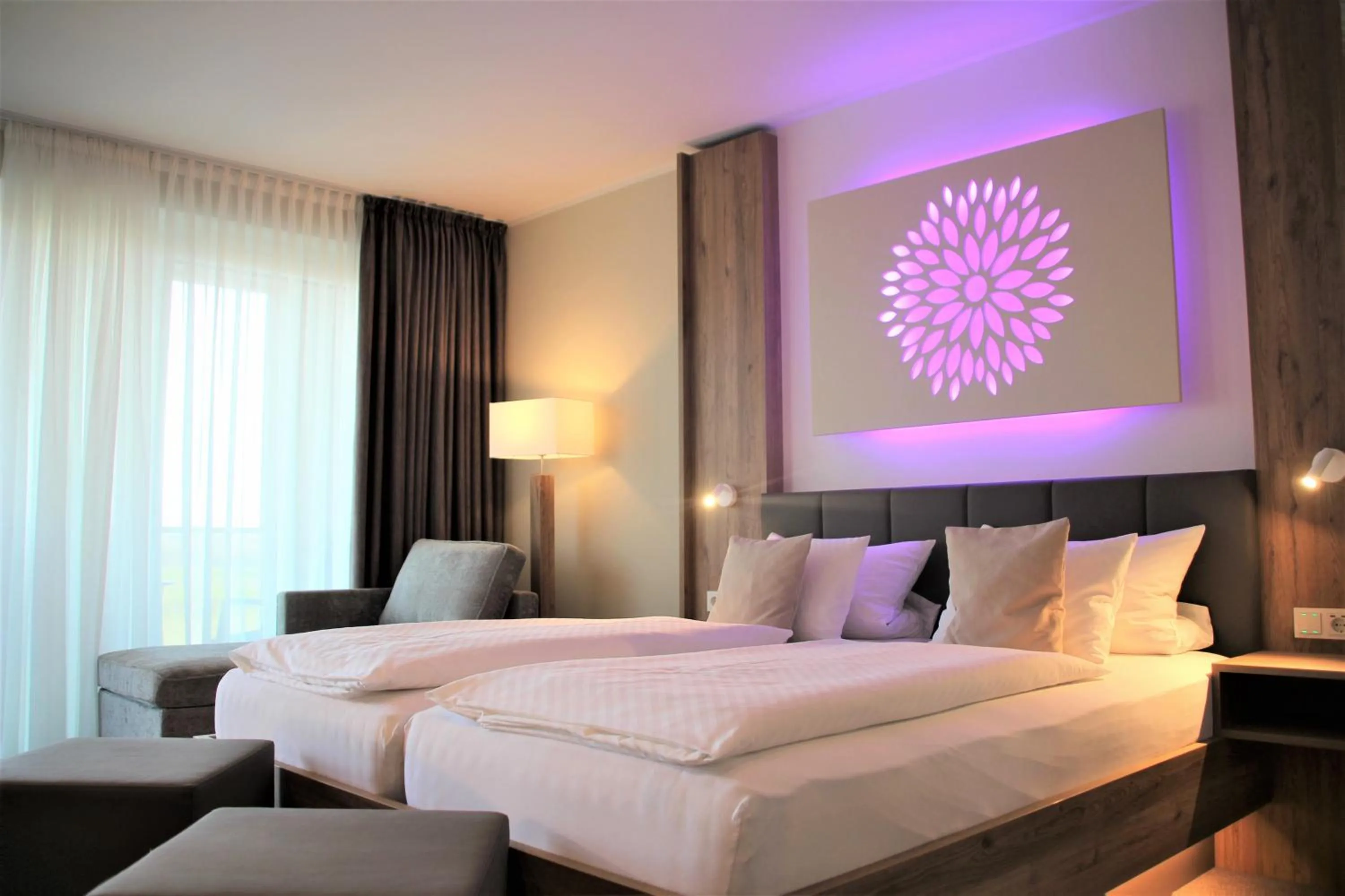 Bed in Landhotel Hermannshöhe