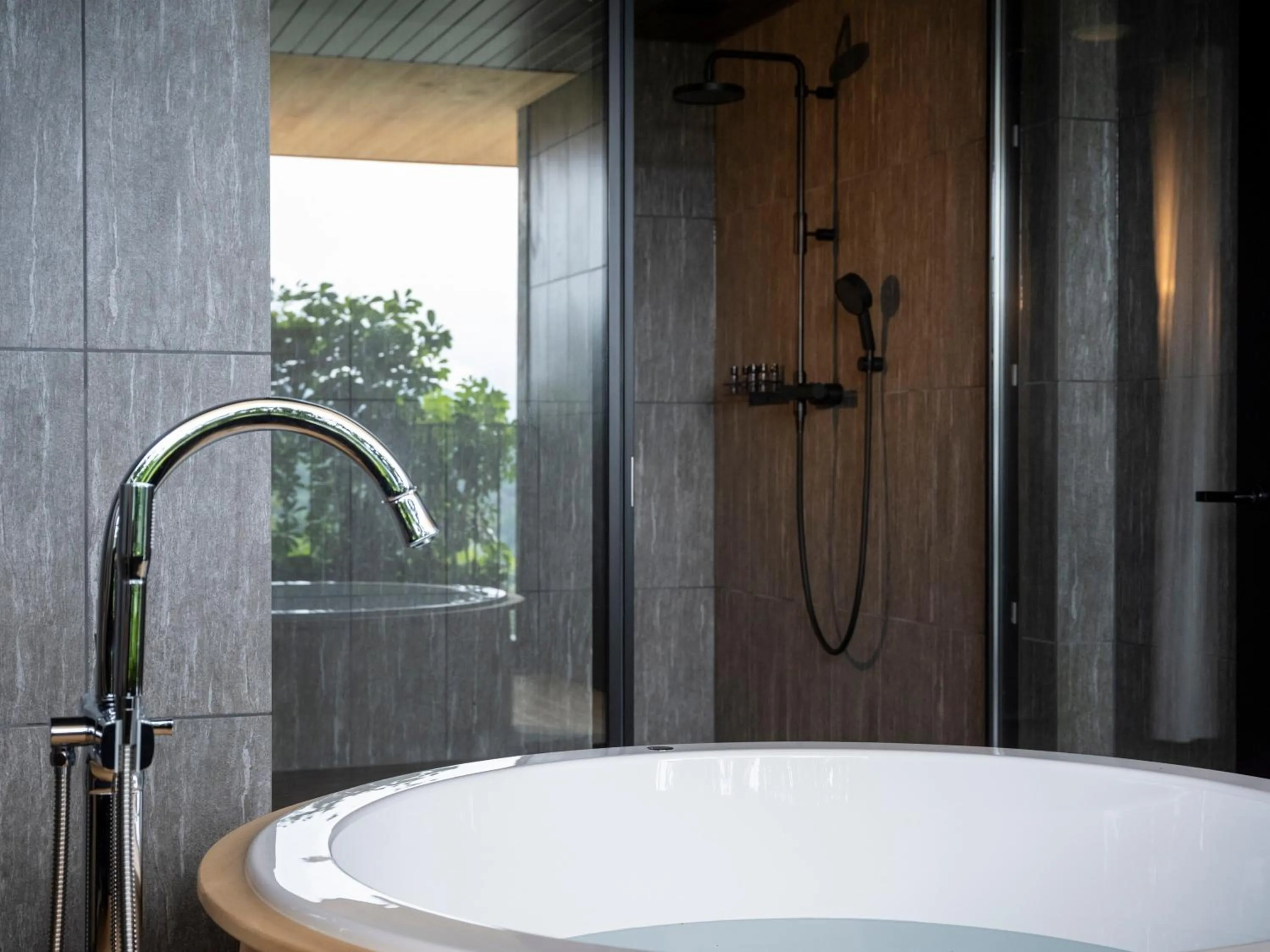 Open Air Bath in Hotel Vison