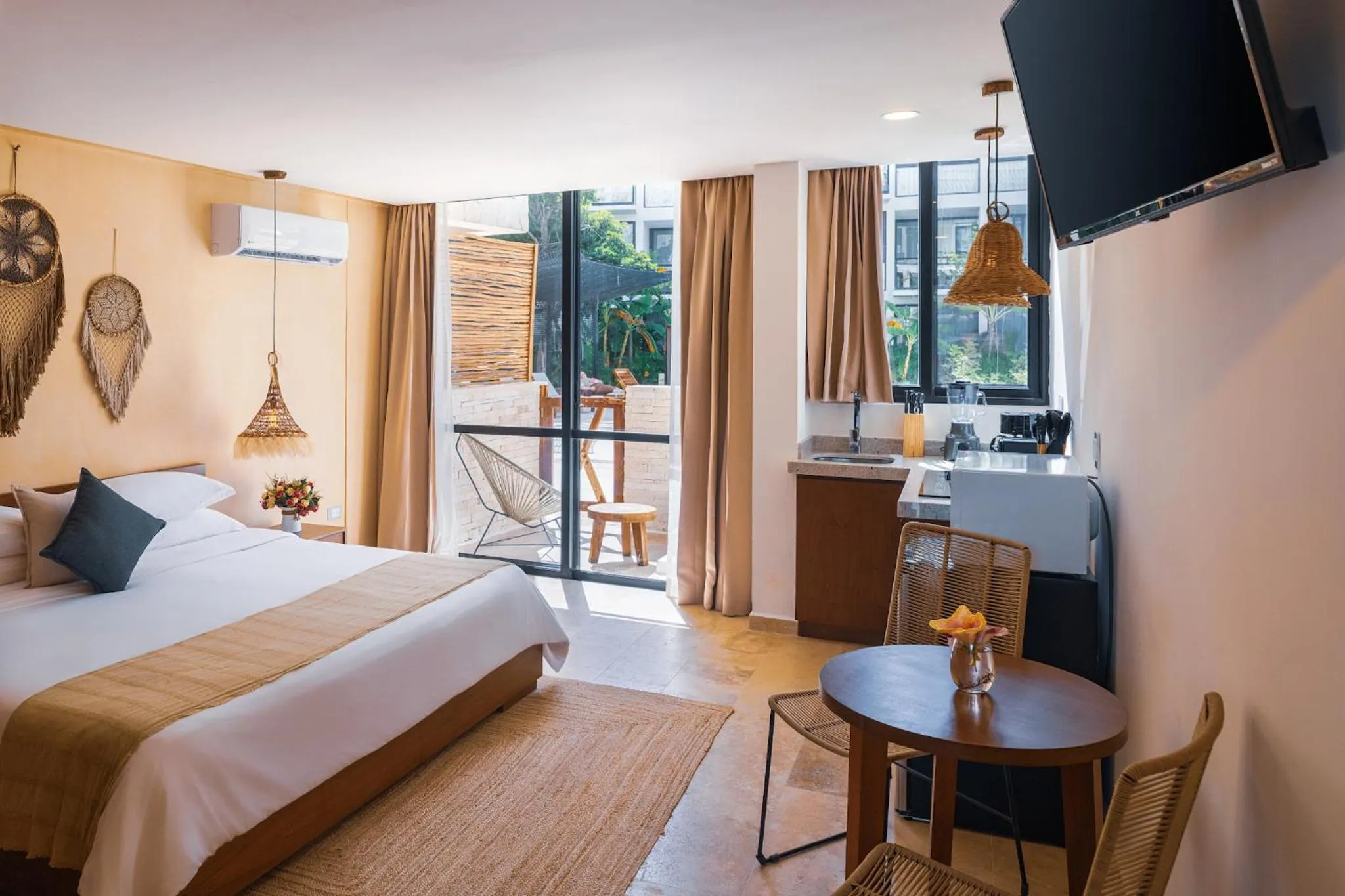 Bed in The Waves Tulum by BNB Experience