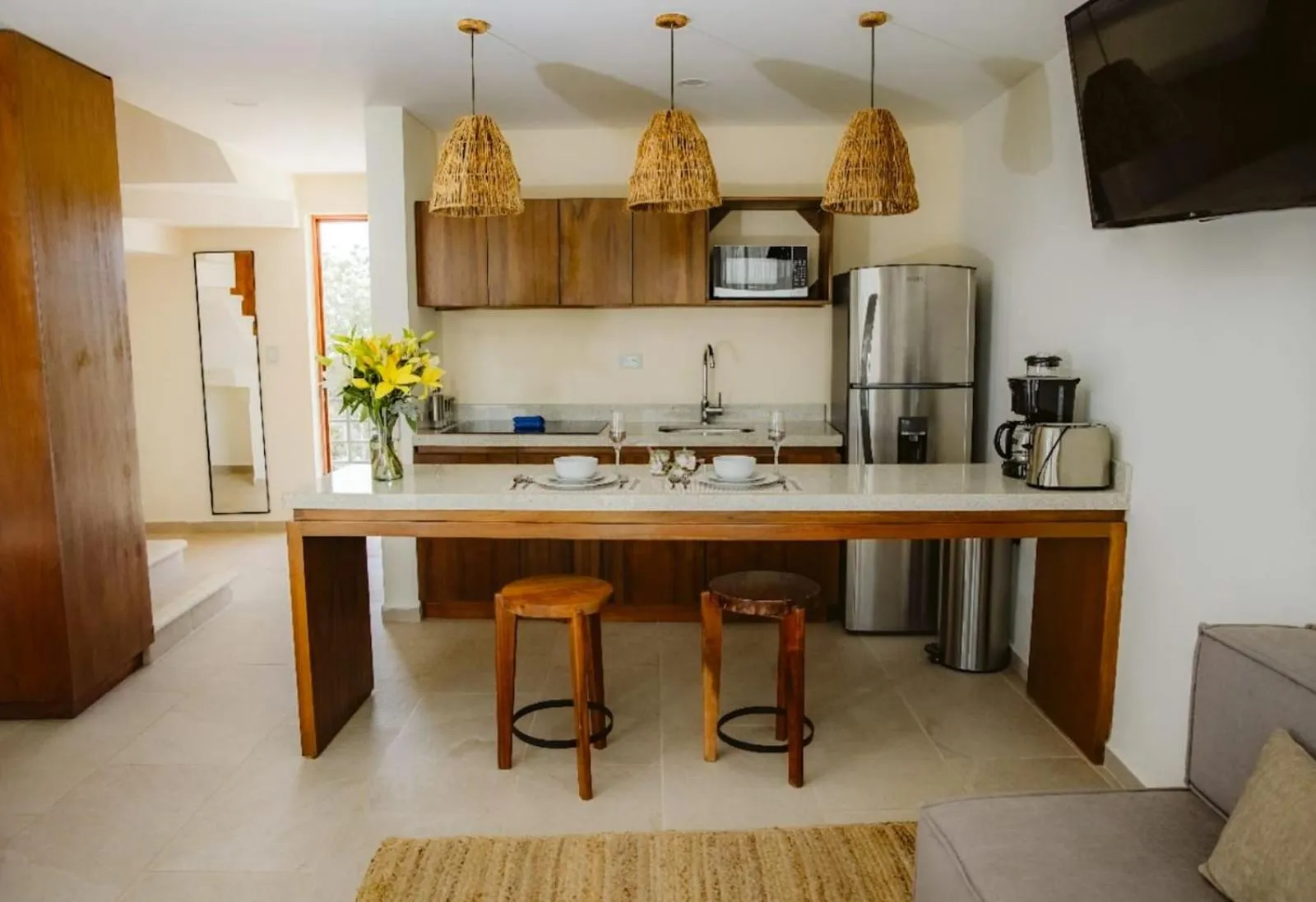 TV and multimedia in The Waves Tulum by BNB Experience