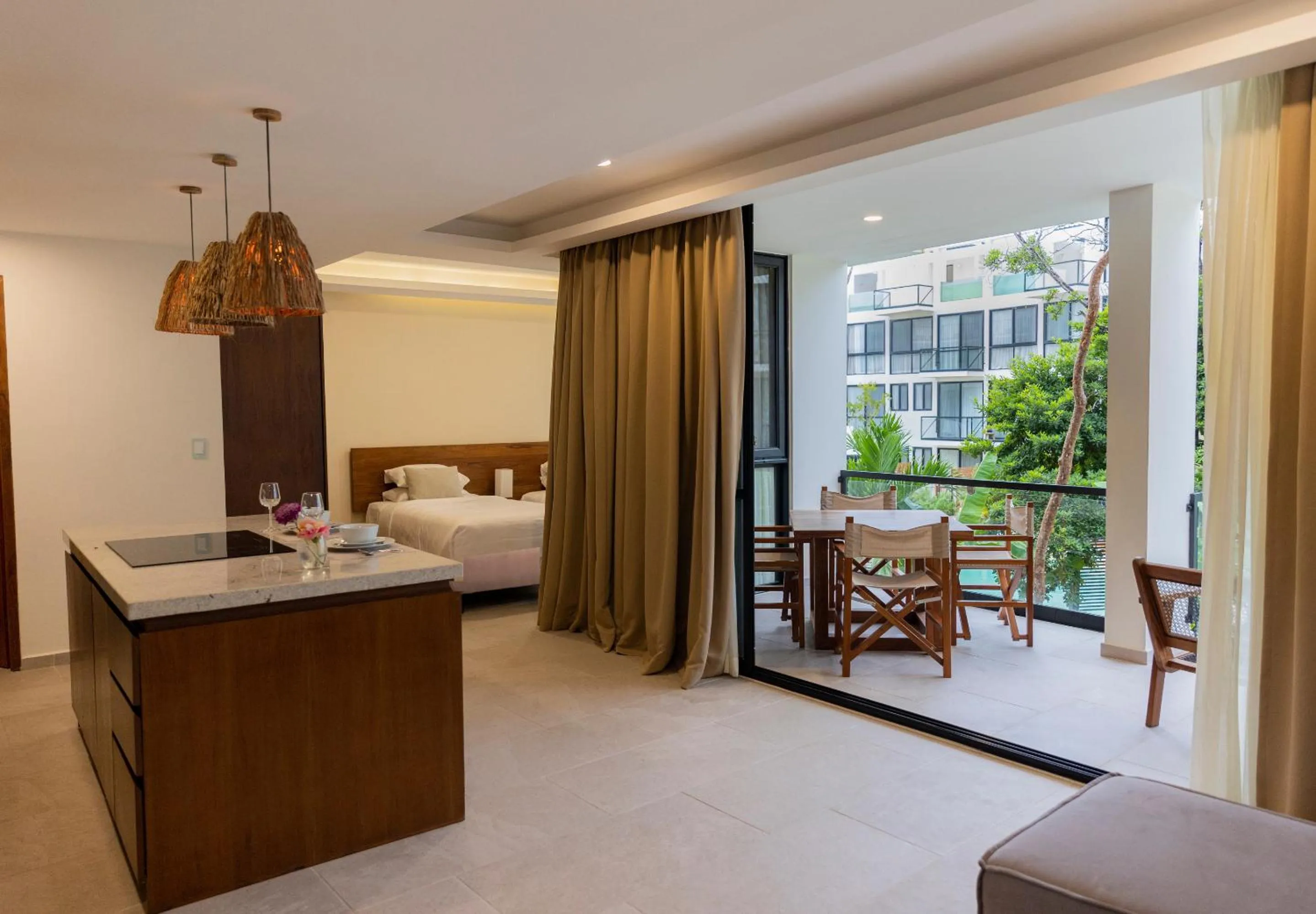 Bed in The Waves Tulum by BNB Experience