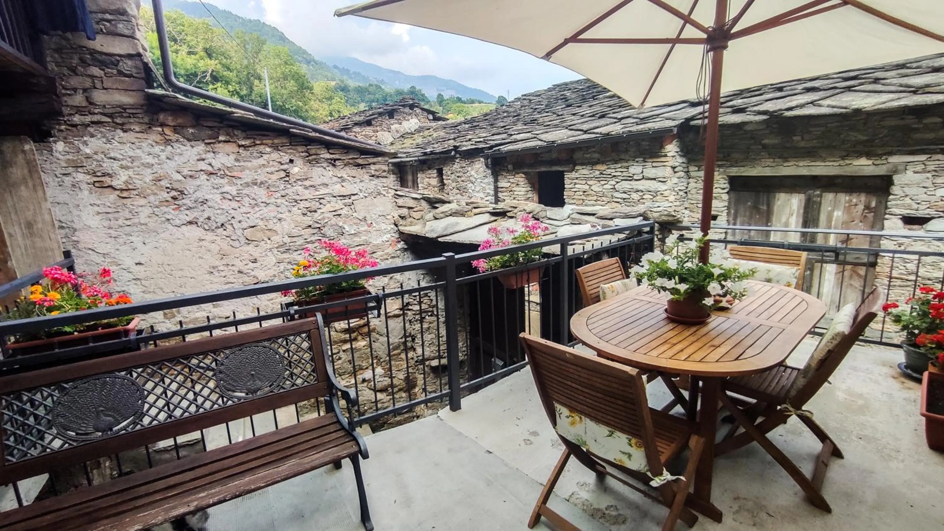 Balcony/Terrace in Medieval Hamlet Malpertus