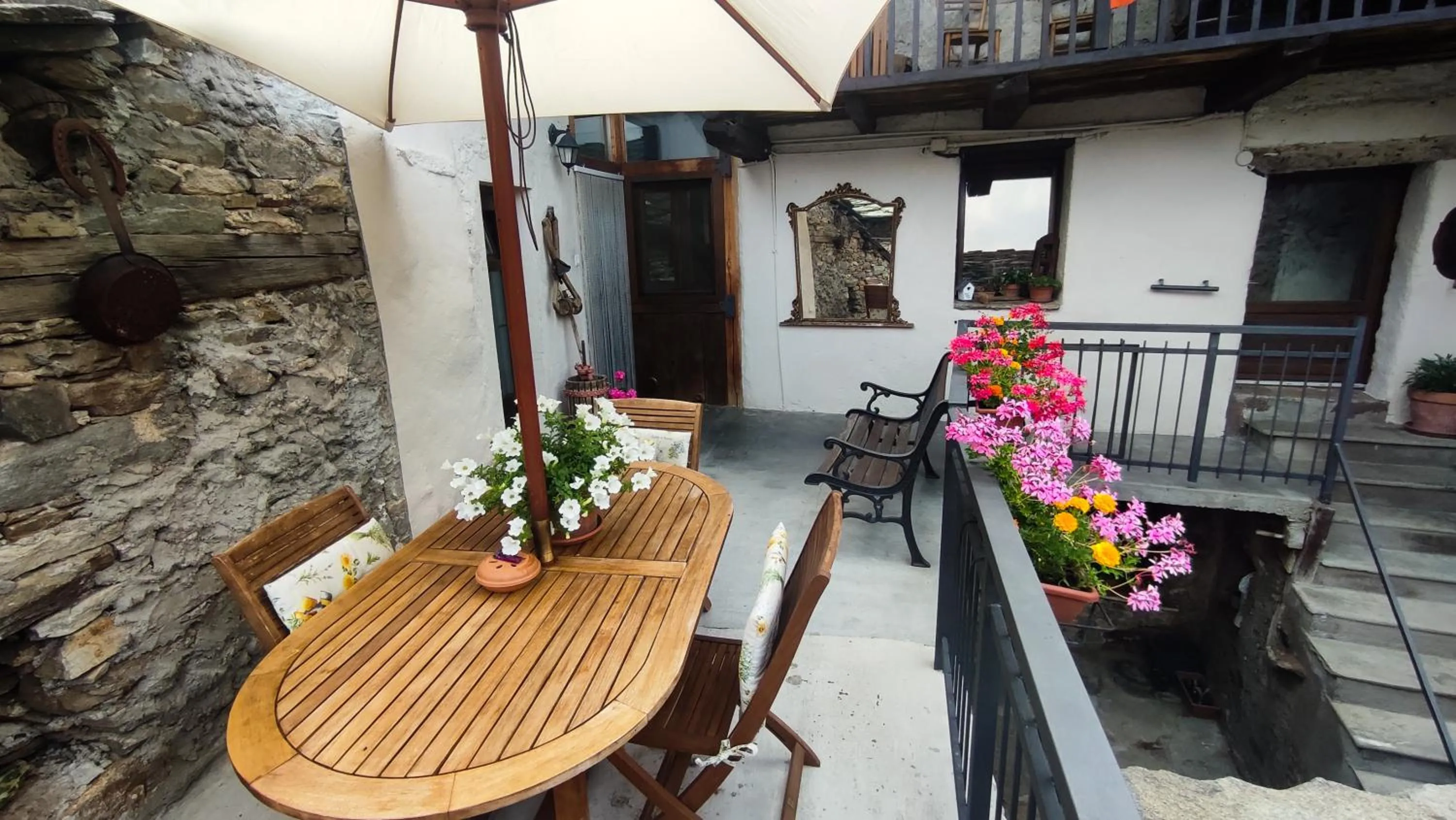 Balcony/Terrace in Medieval Hamlet Malpertus