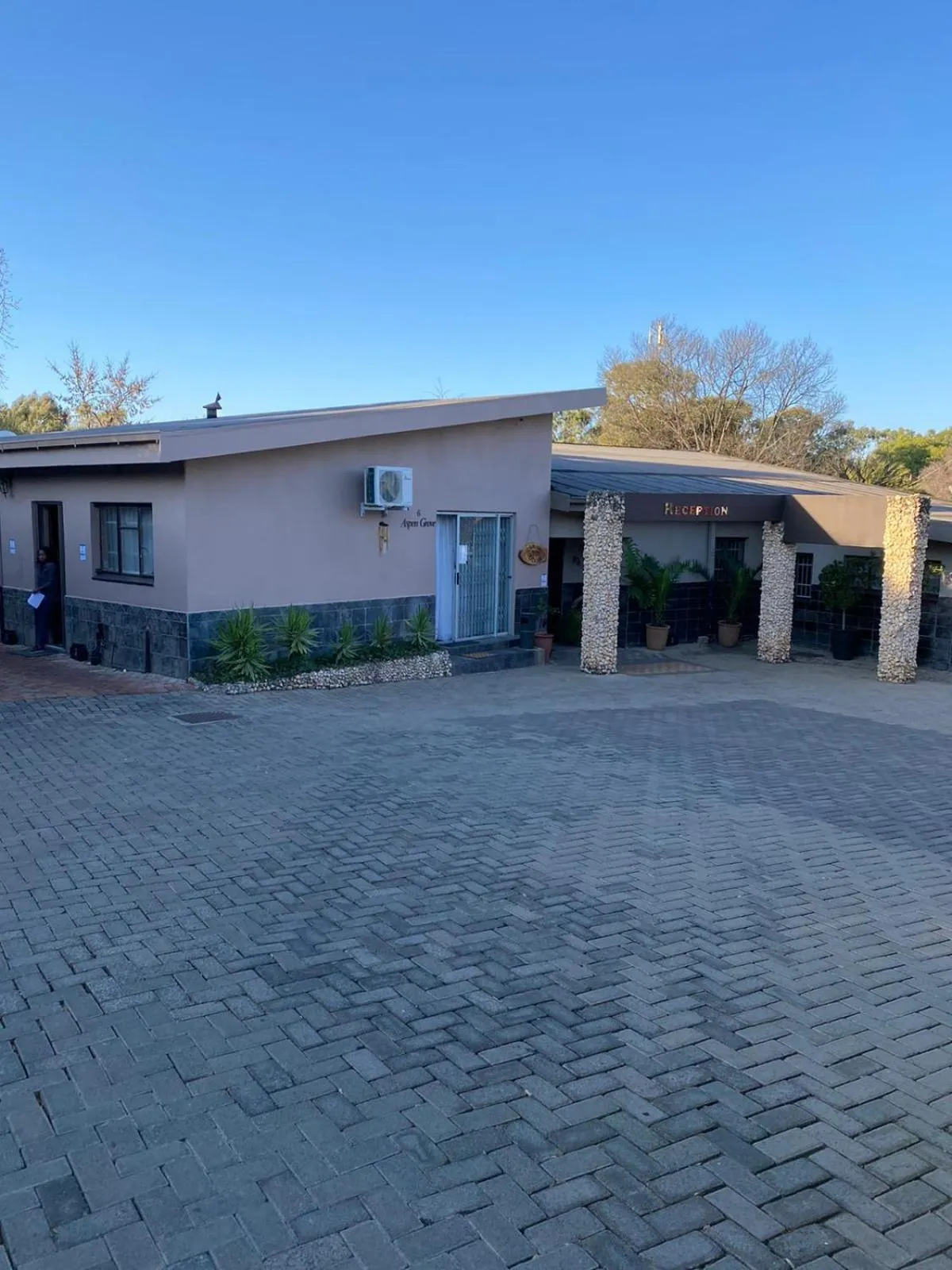 Patio in Cottonwood Guesthouse Oasis