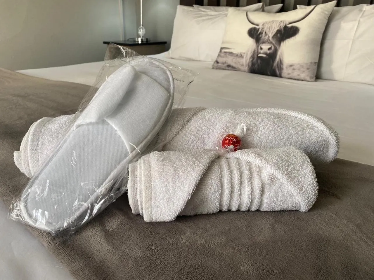 Bed in Cottonwood Guesthouse Oasis