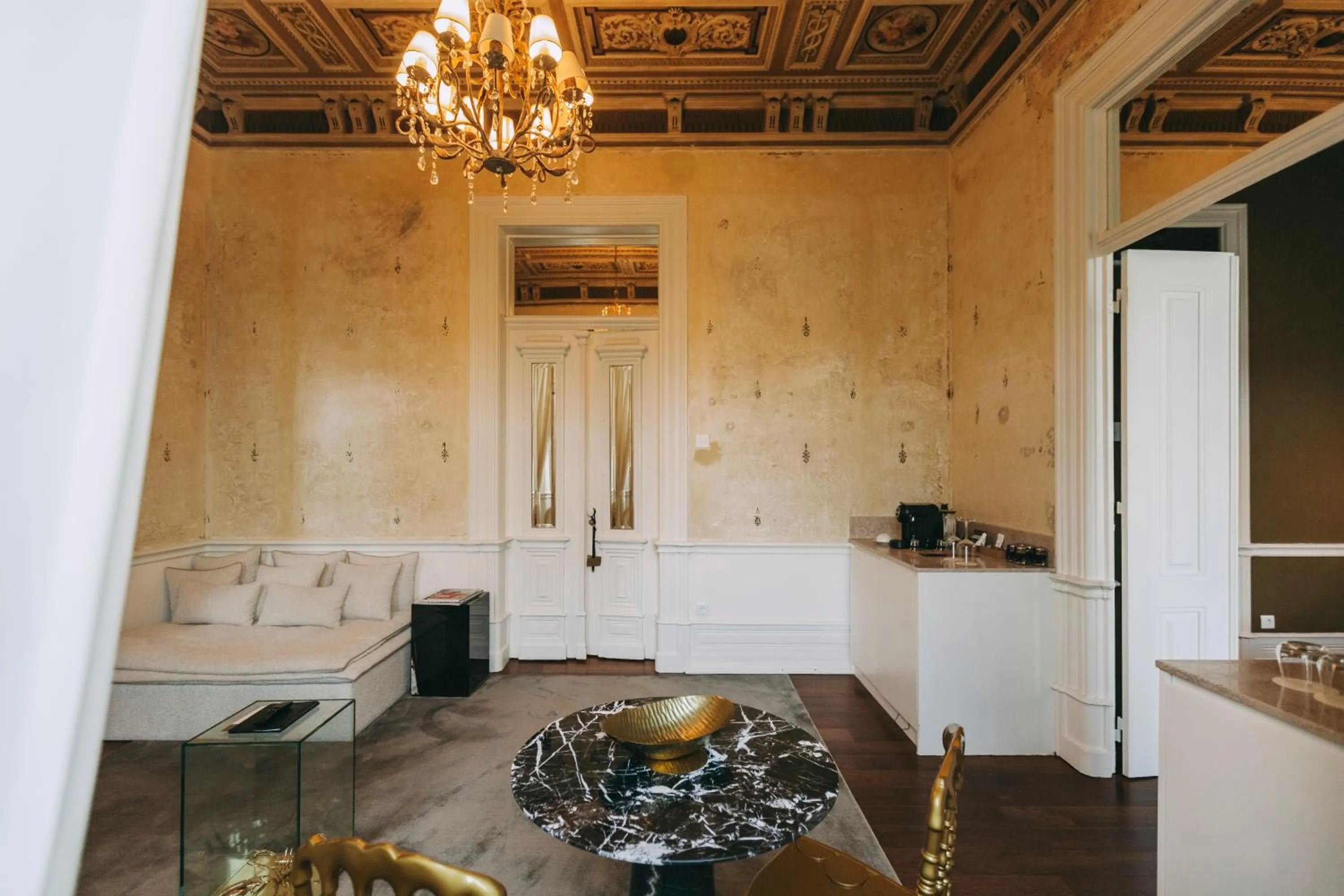 Living room in Torel Palace Lisbon