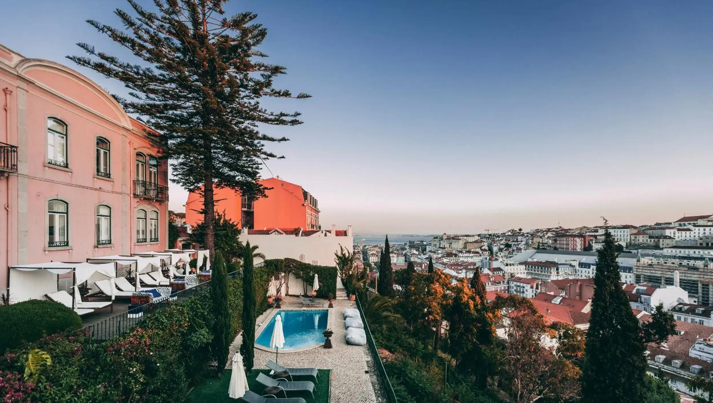 City view in Torel Palace Lisbon City view in Torel Palace Lisbon
