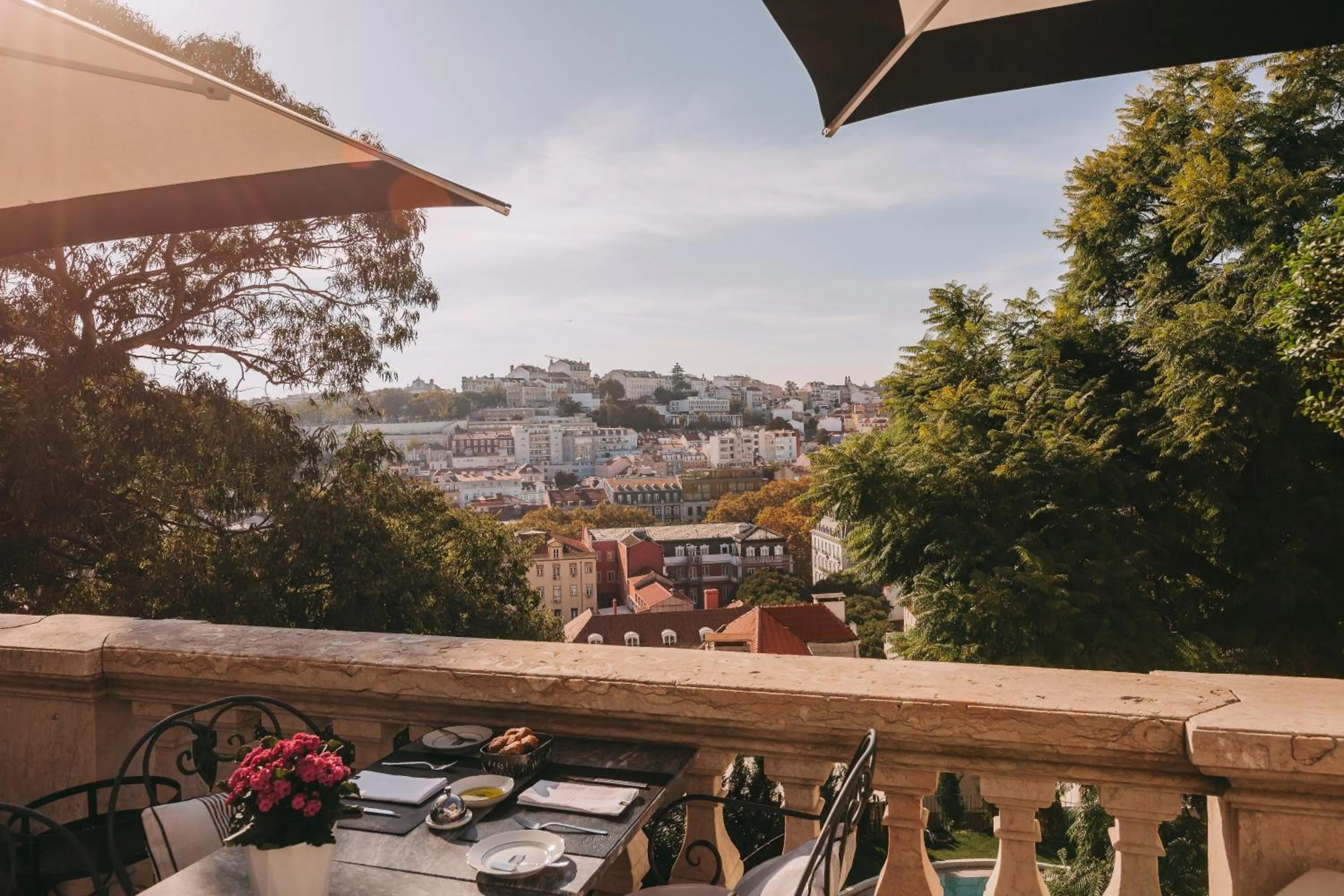 City view in Torel Palace Lisbon