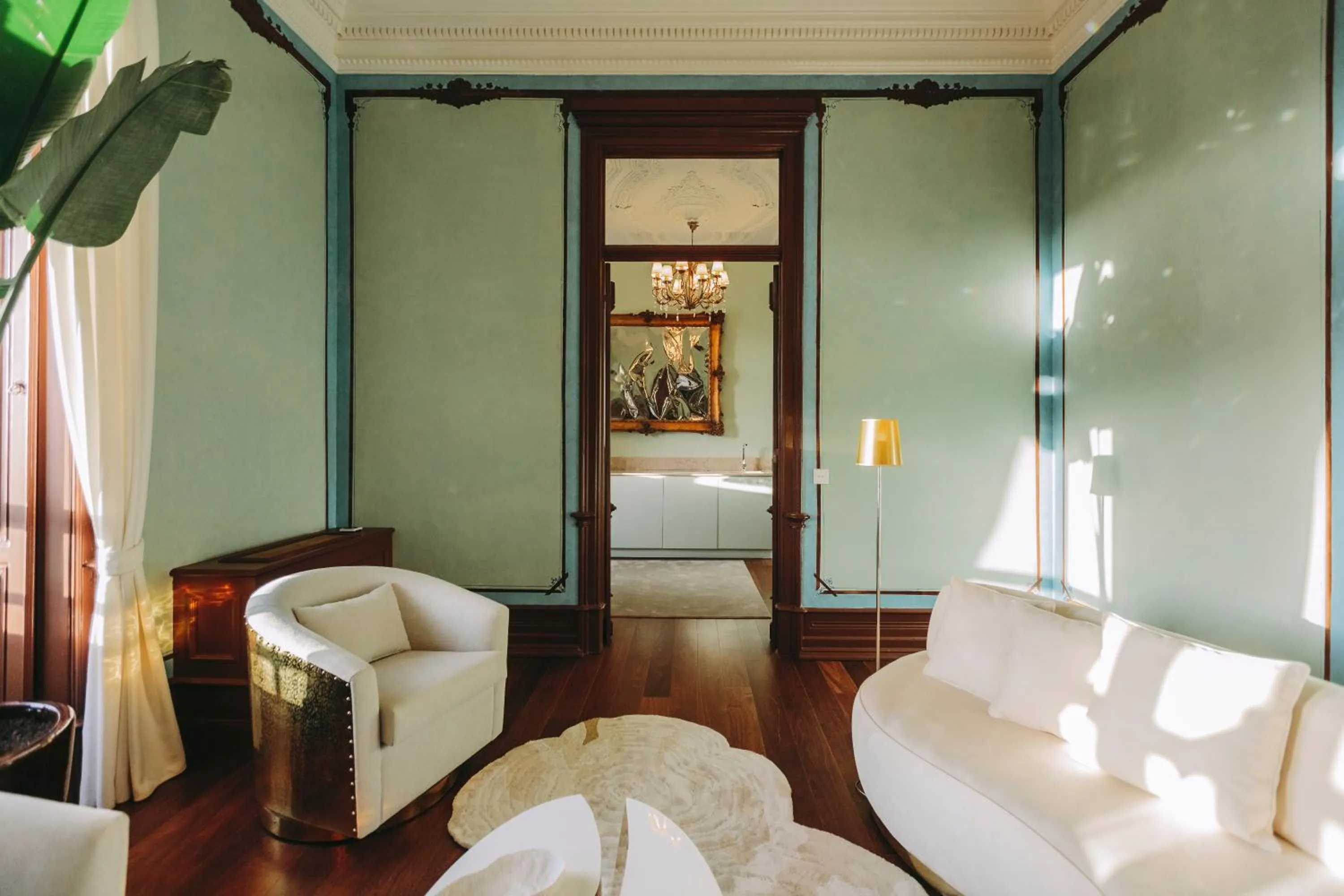 Living room in Torel Palace Lisbon