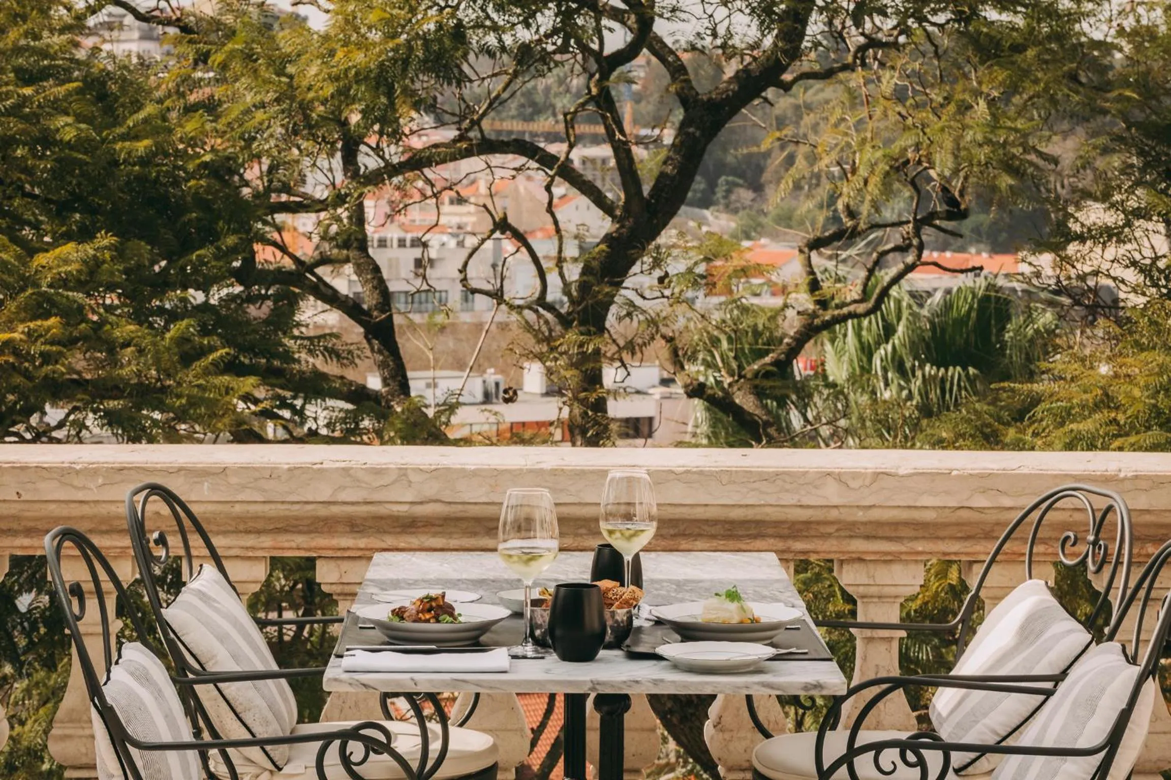 Balcony/Terrace in Torel Palace Lisbon