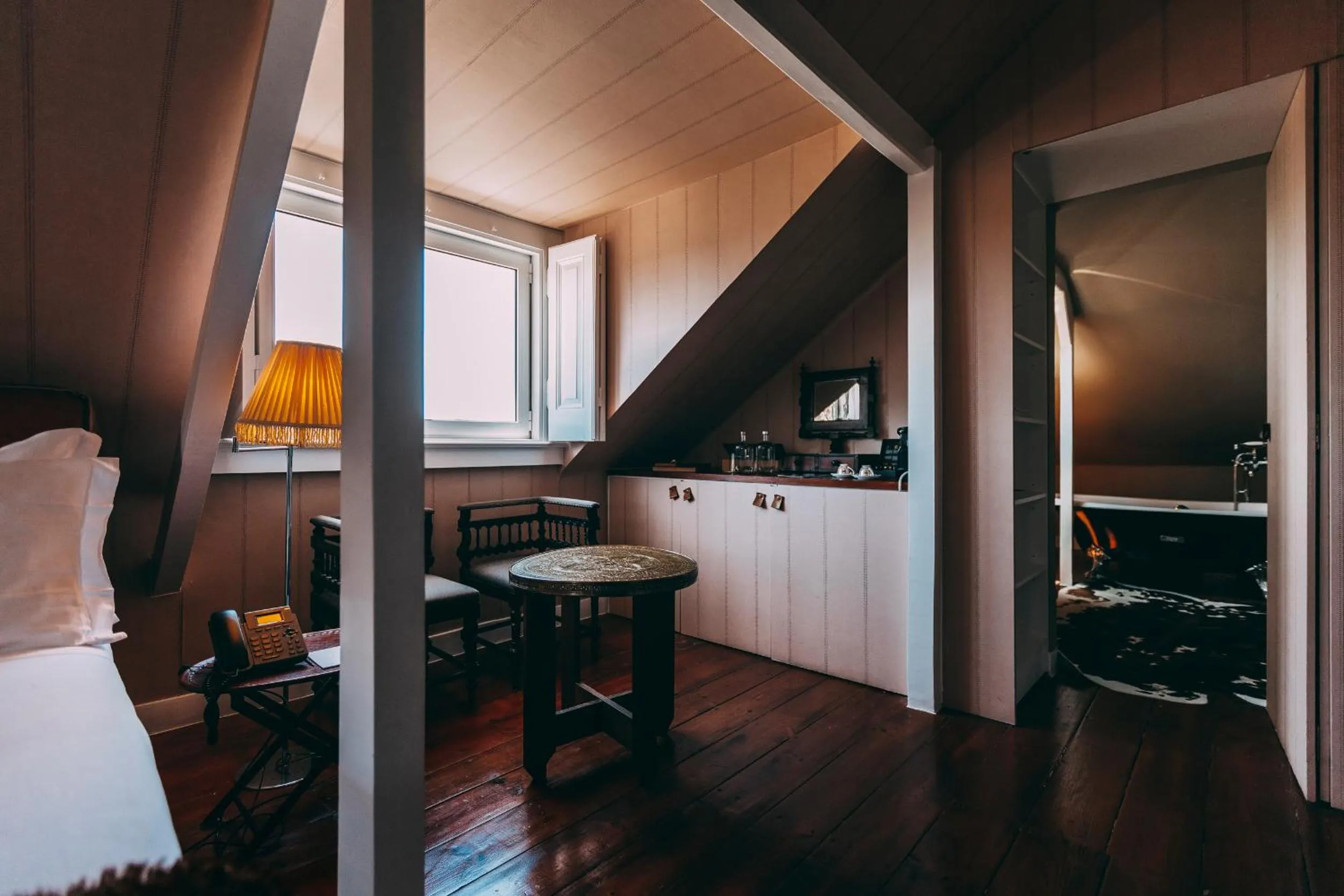 Seating area in Torel Palace Lisbon