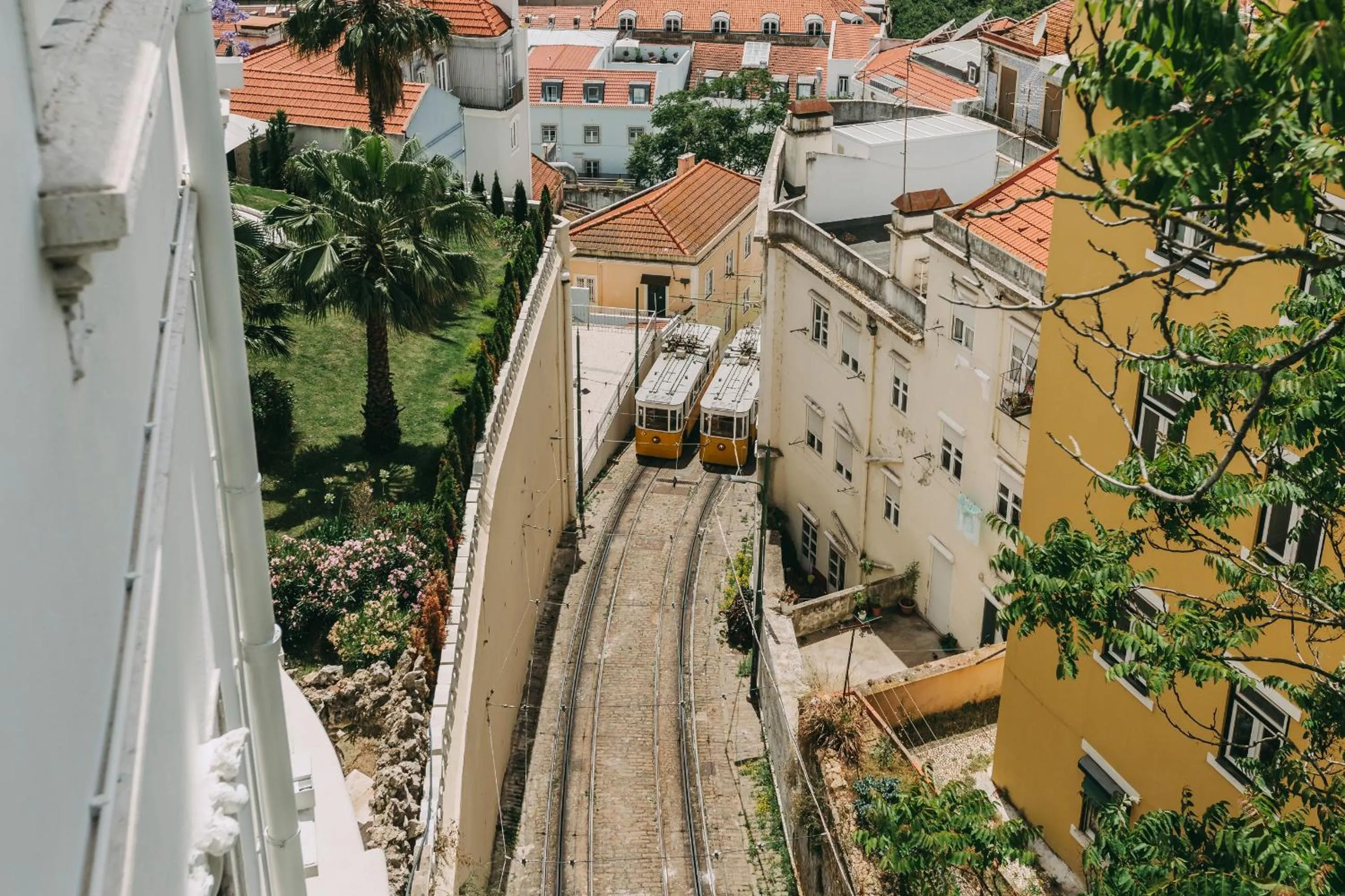 Street view in Torel Palace Lisbon