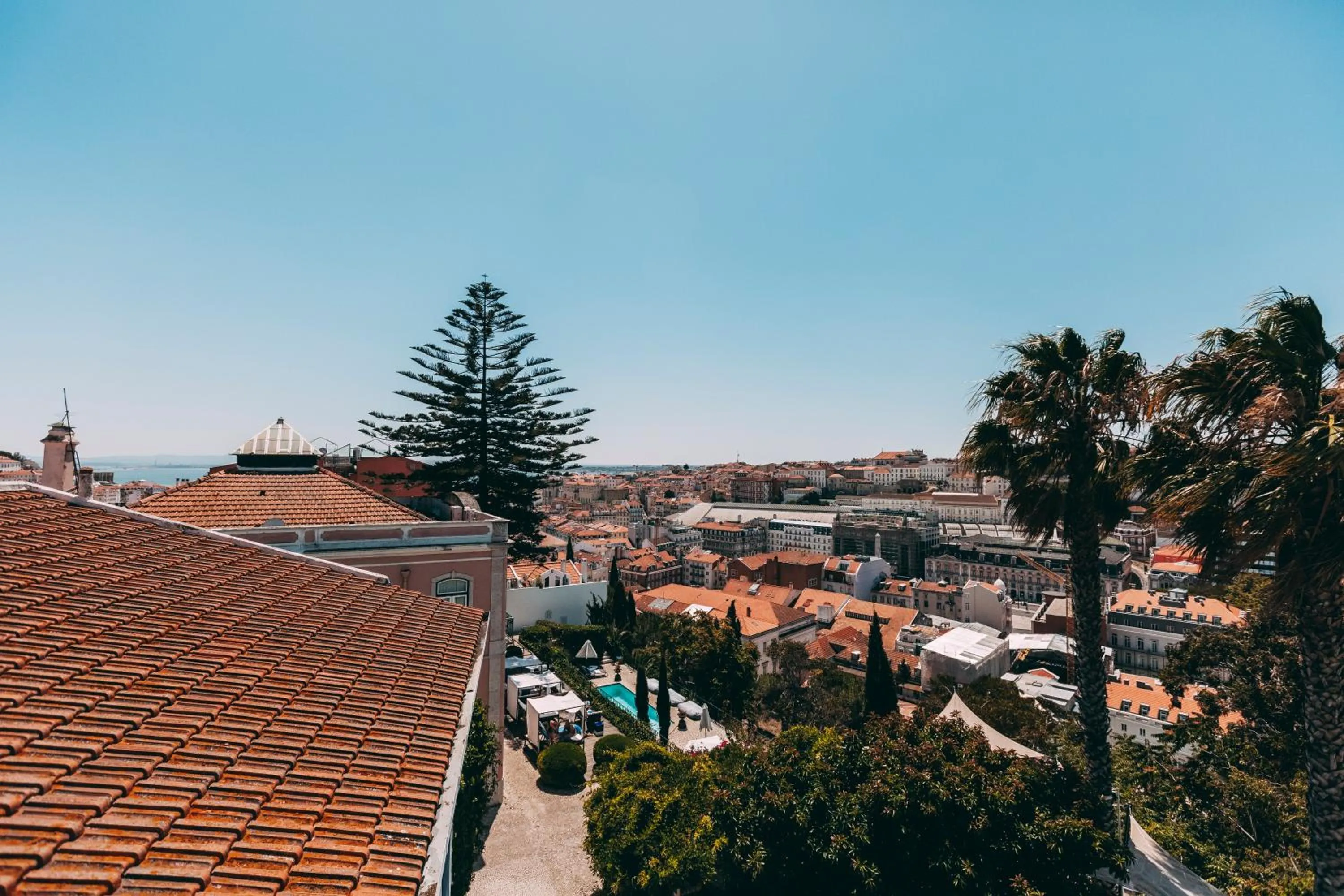City view in Torel Palace Lisbon