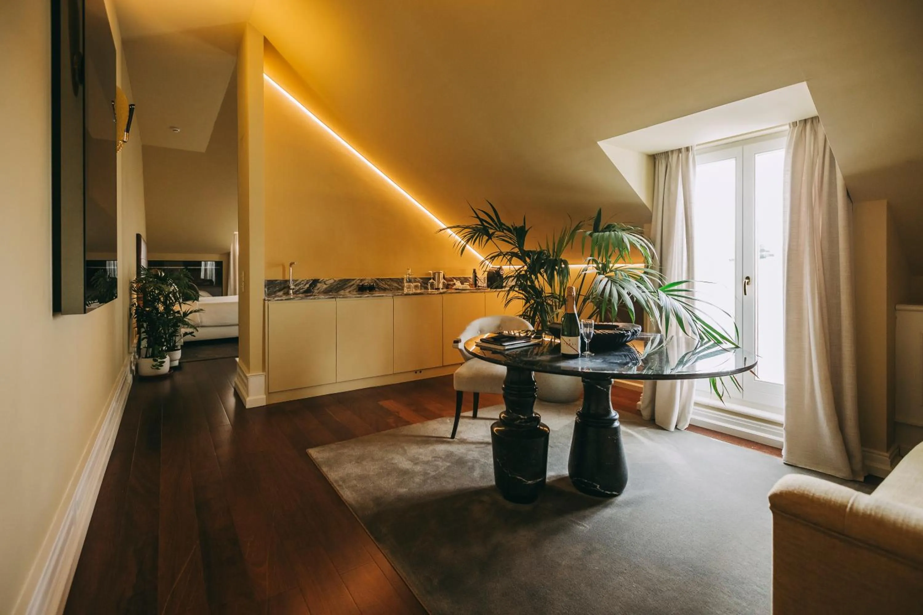 Living room in Torel Palace Lisbon