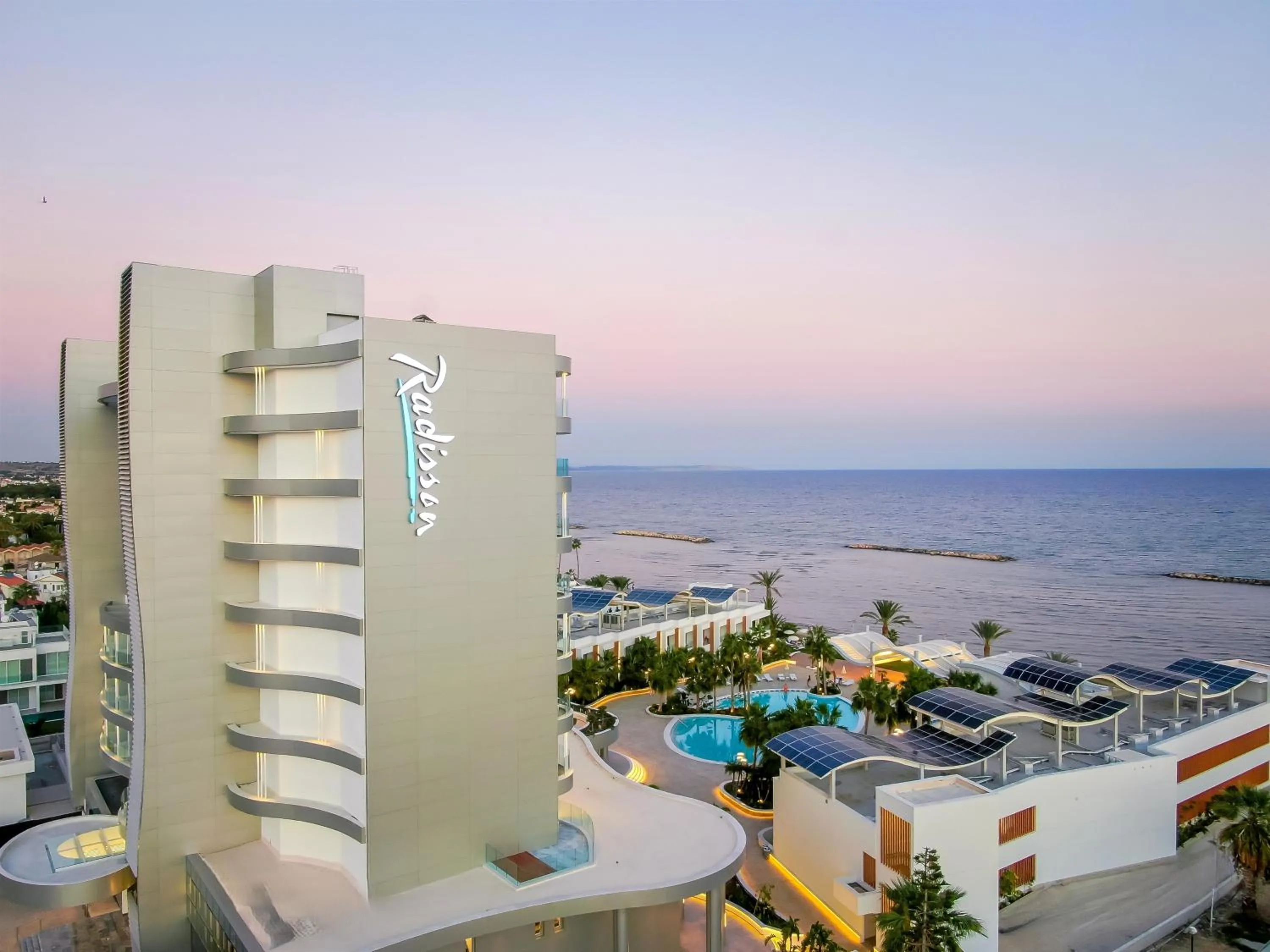 Property building in Radisson Beach Resort Larnaca