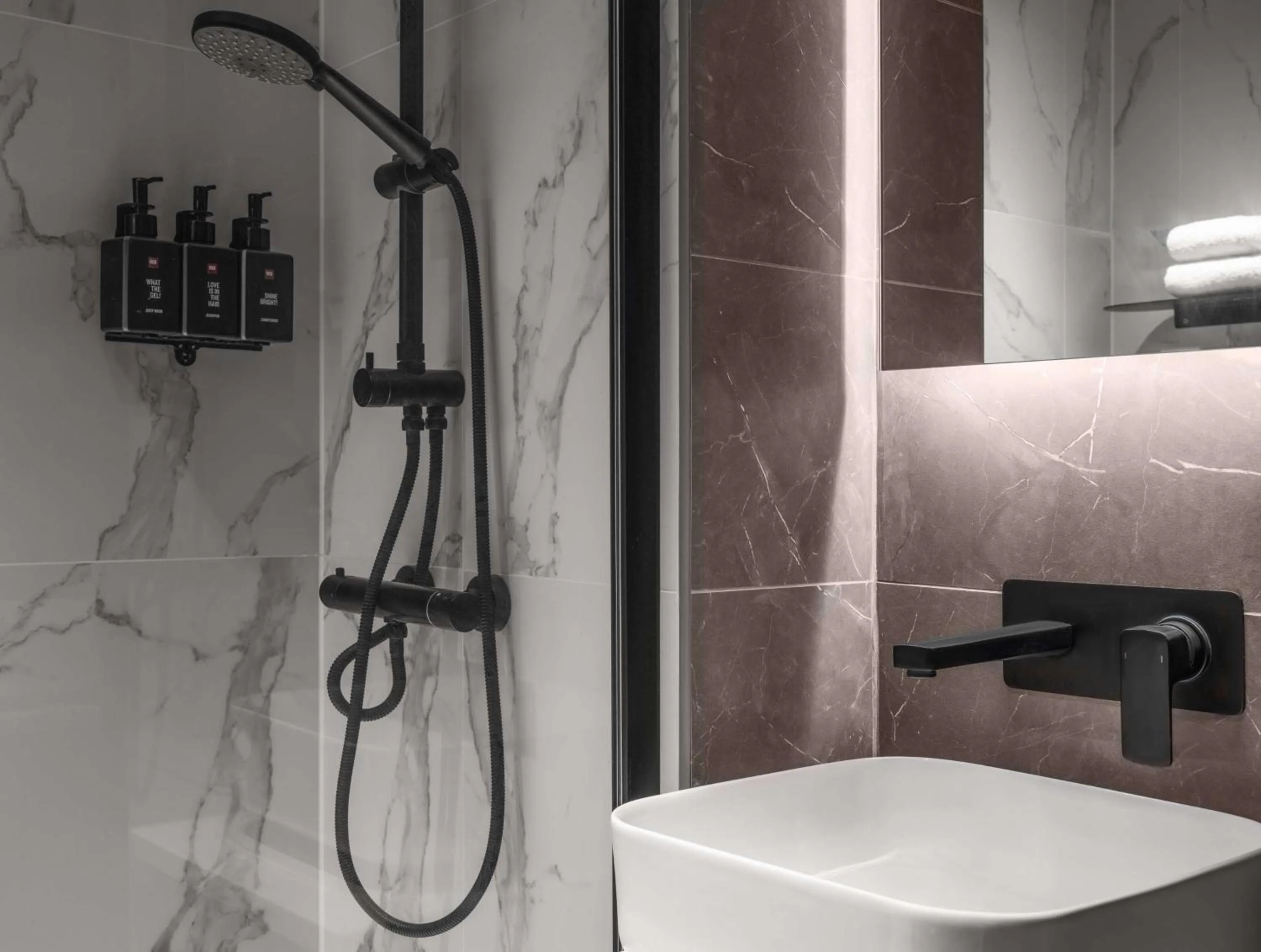 Bathroom in Radisson RED London Gatwick Airport