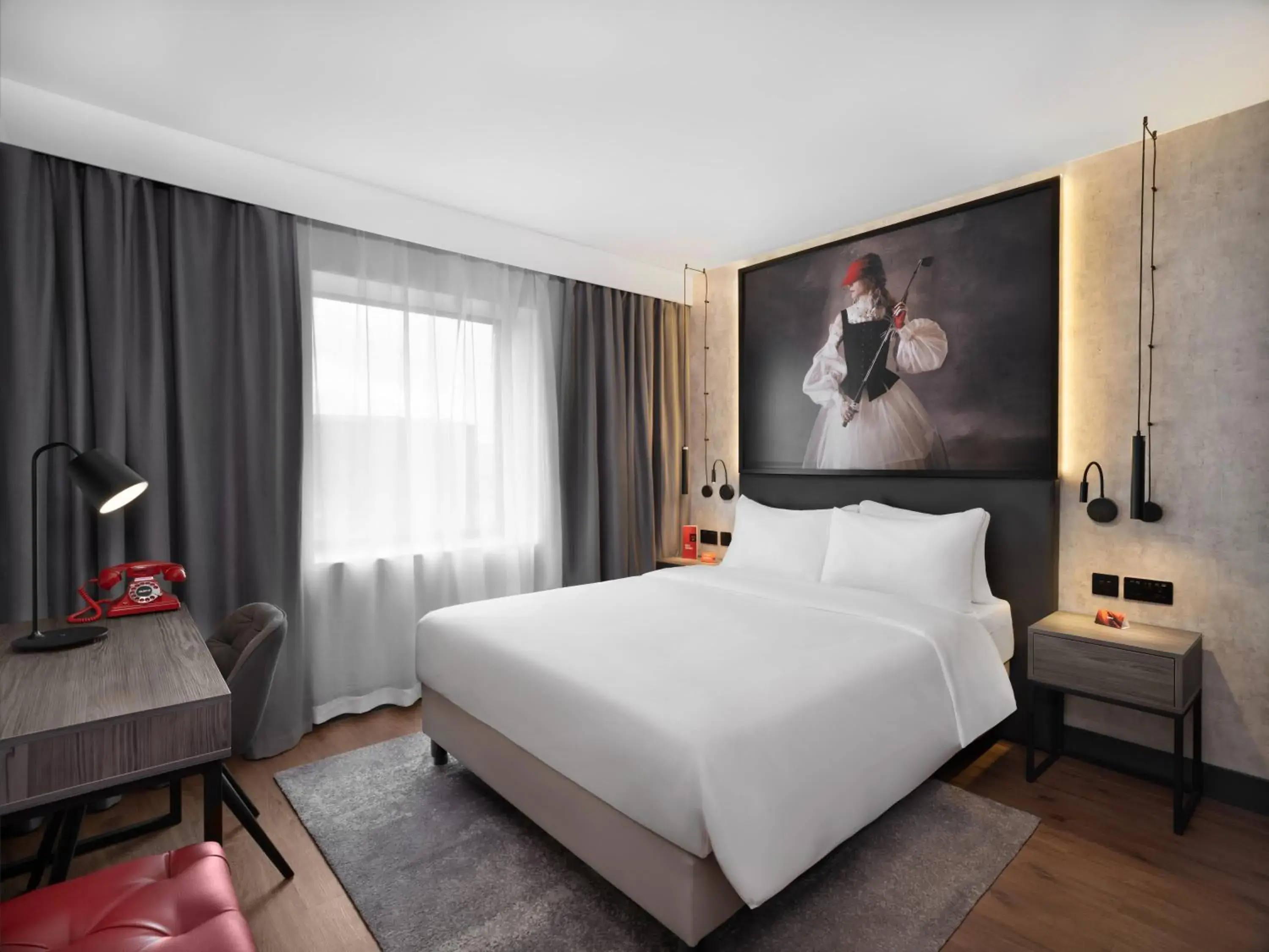 Bed in Radisson RED London Gatwick Airport Bed in Radisson RED London Gatwick Airport