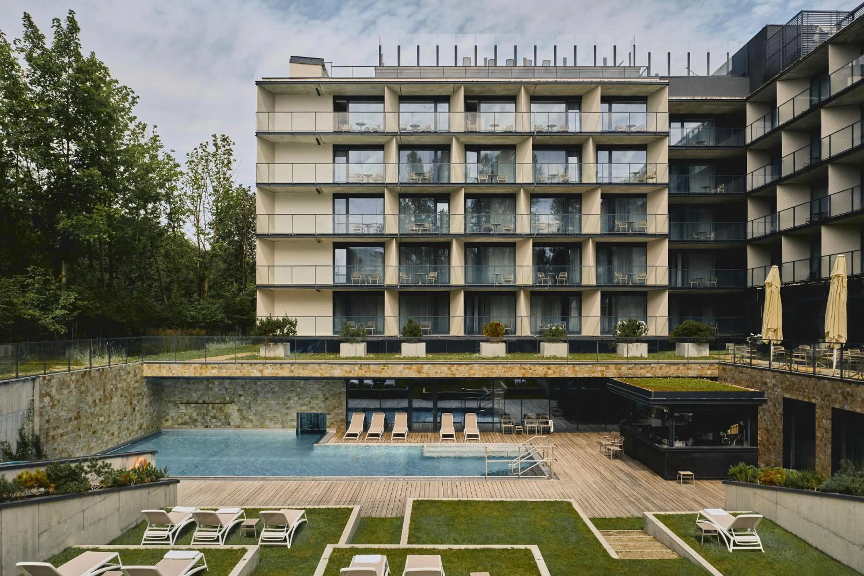 Pool view in Radisson Resort Kołobrzeg