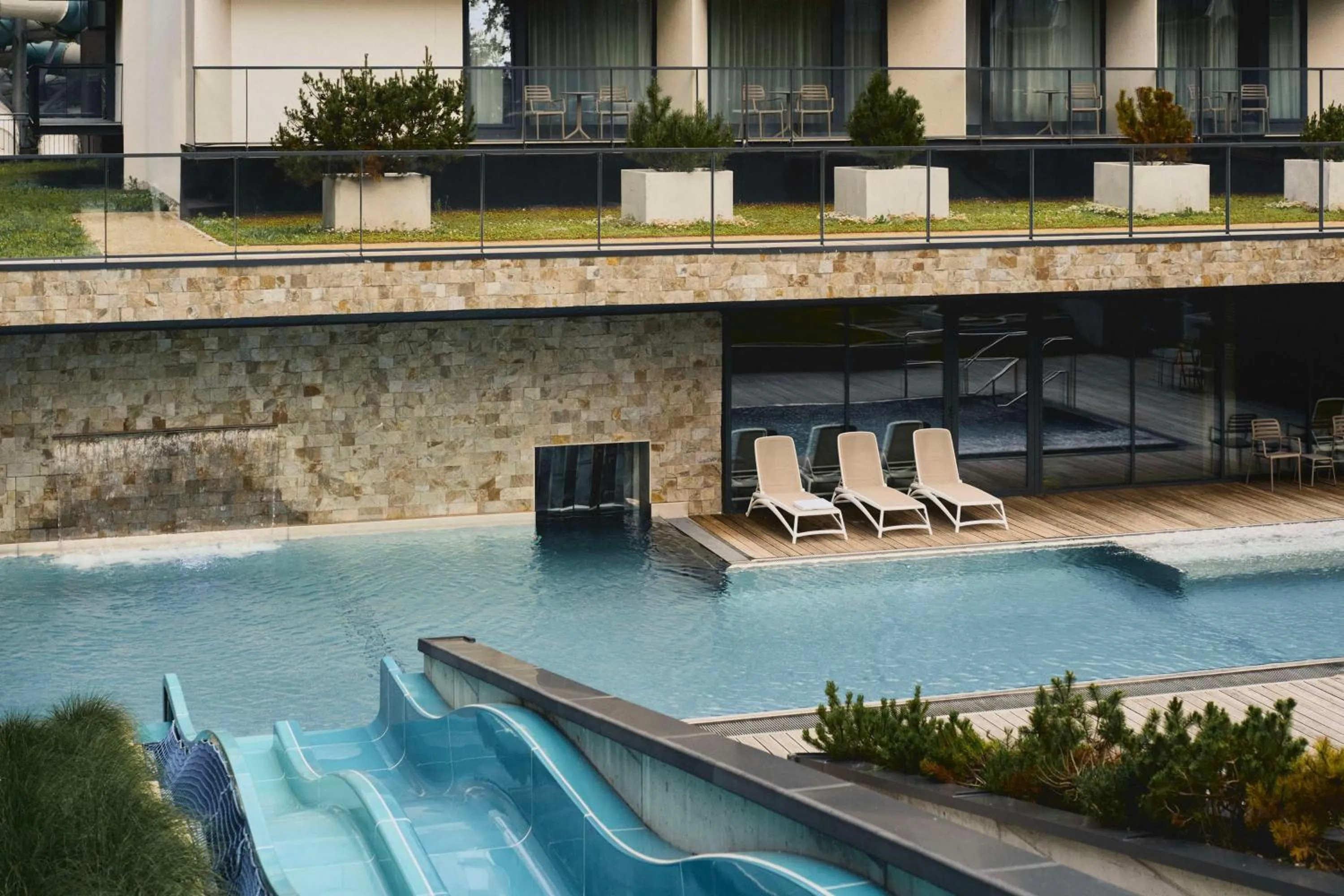 Pool view in Radisson Resort Kołobrzeg